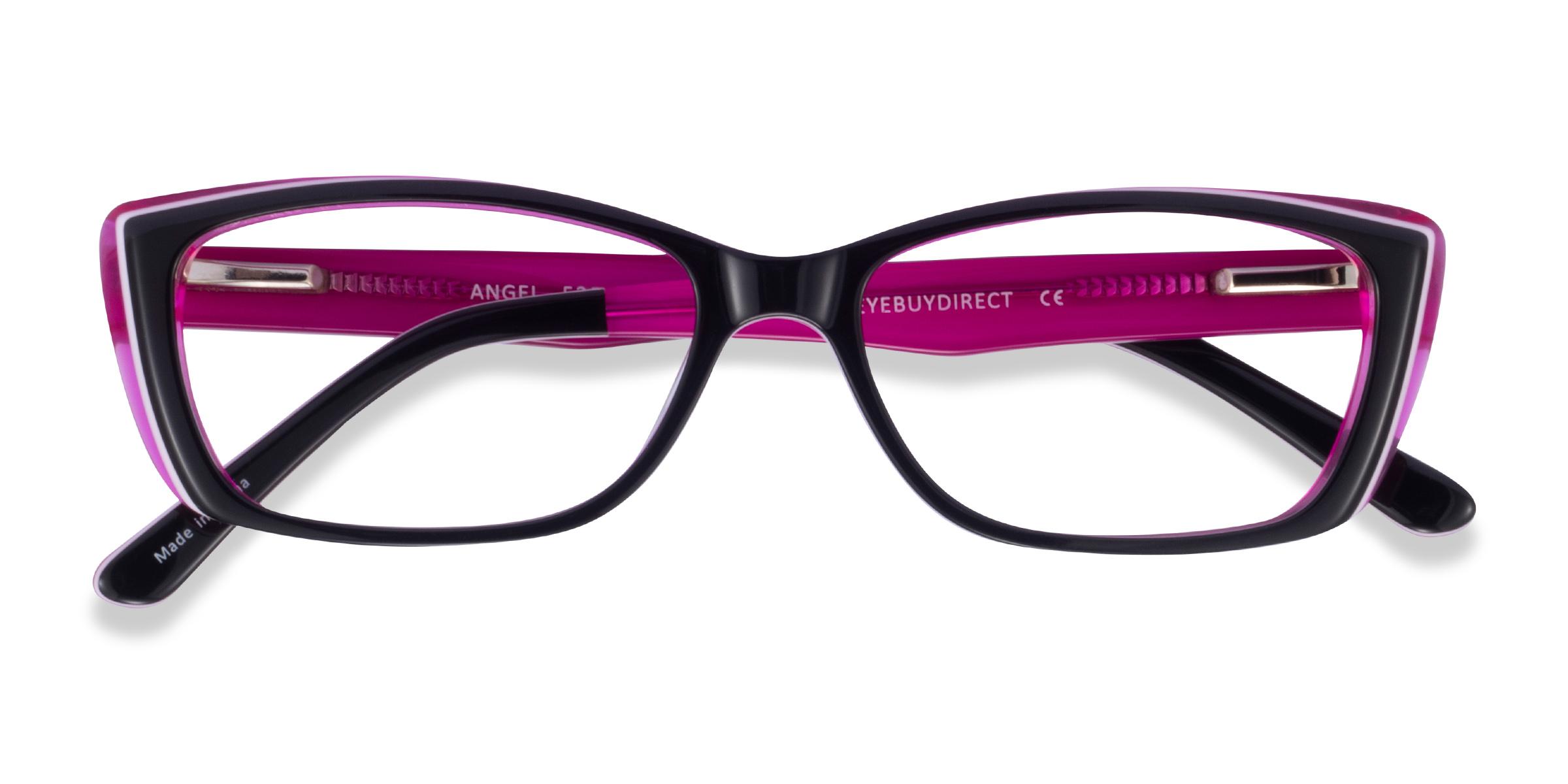Black Purple Angel - Acetate Eyeglasses