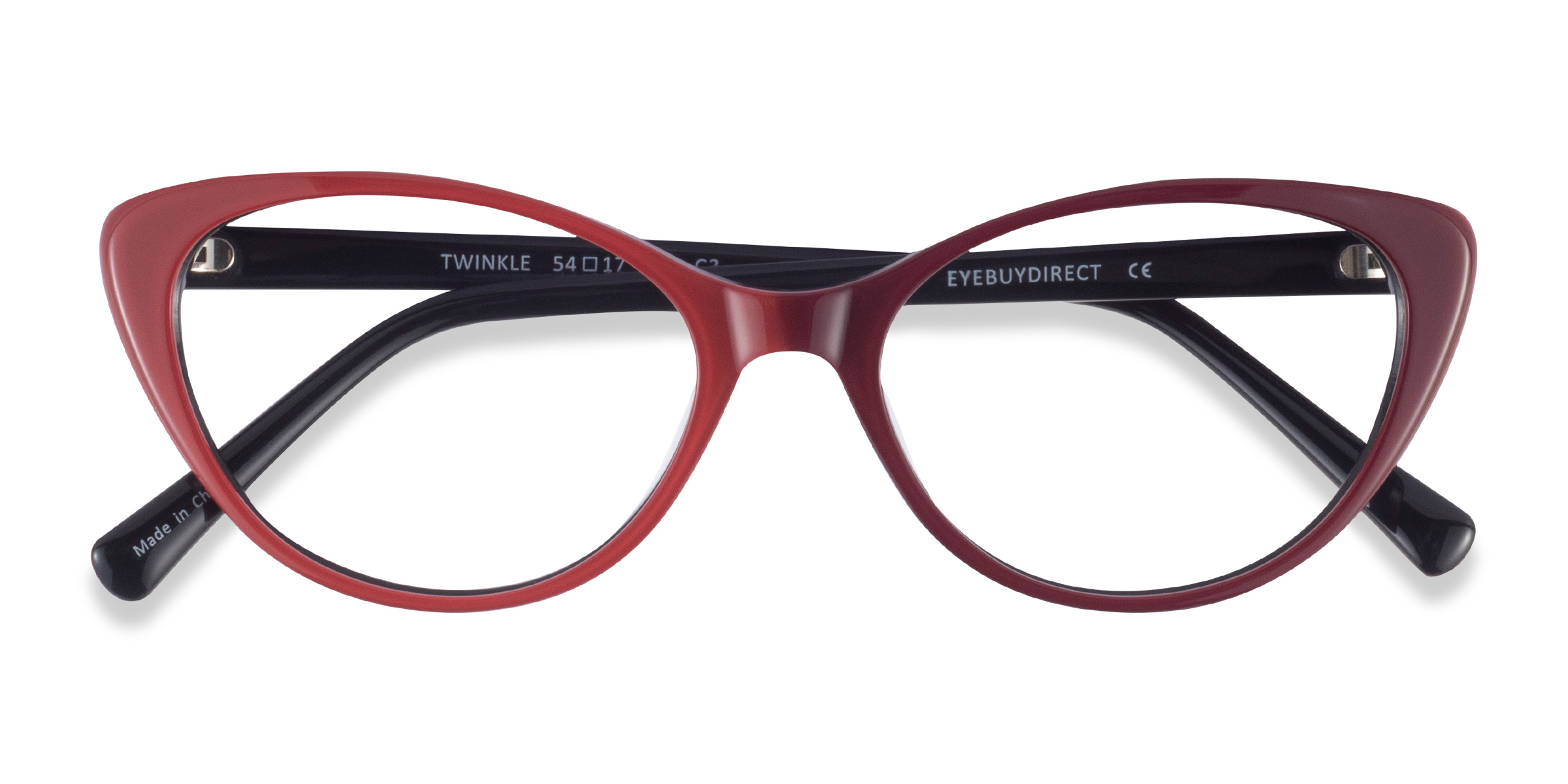 Red Twinkle - Acetate Eyeglasses