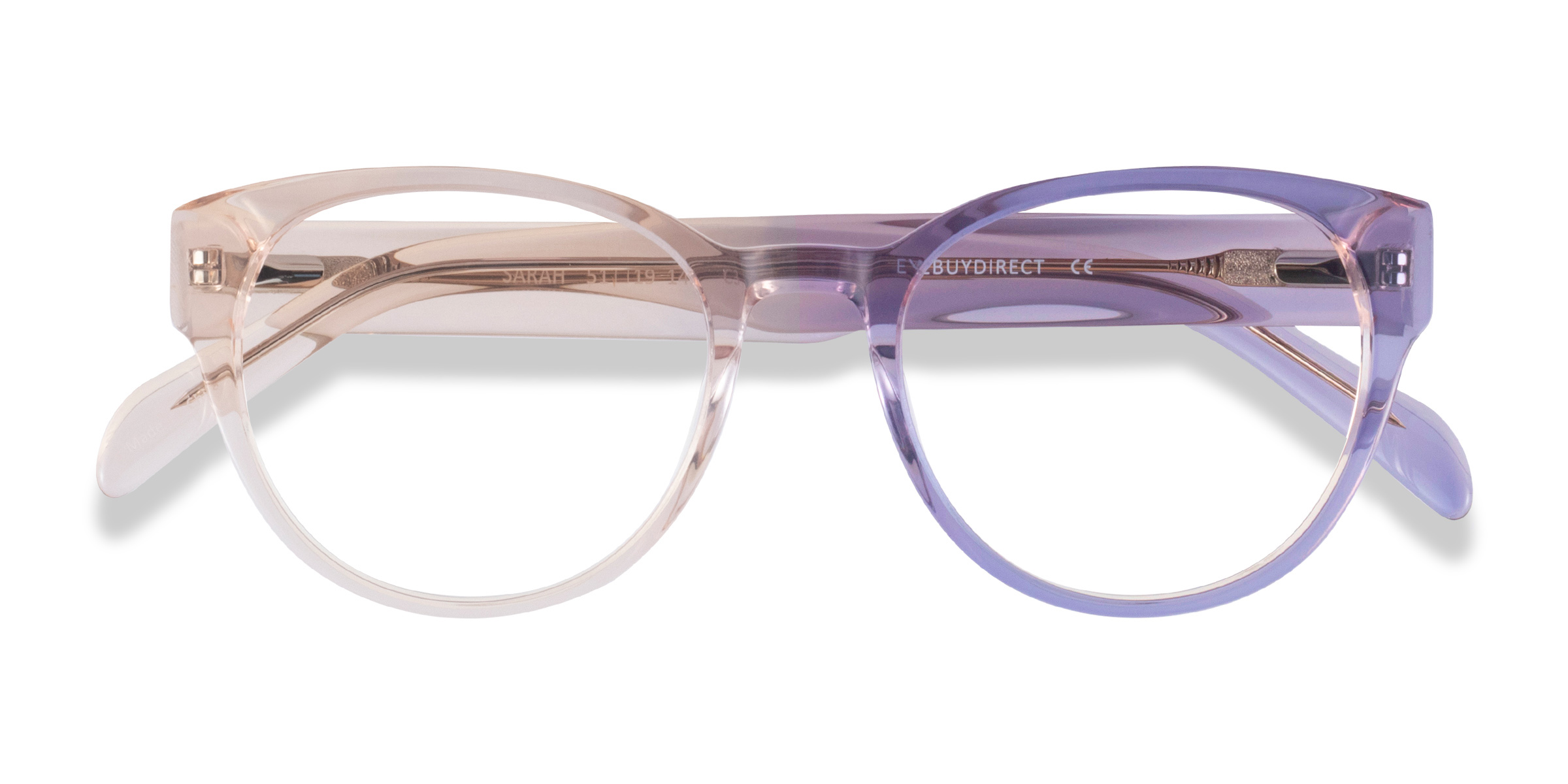 Clear Brown Sarah - Acetate Eyeglasses