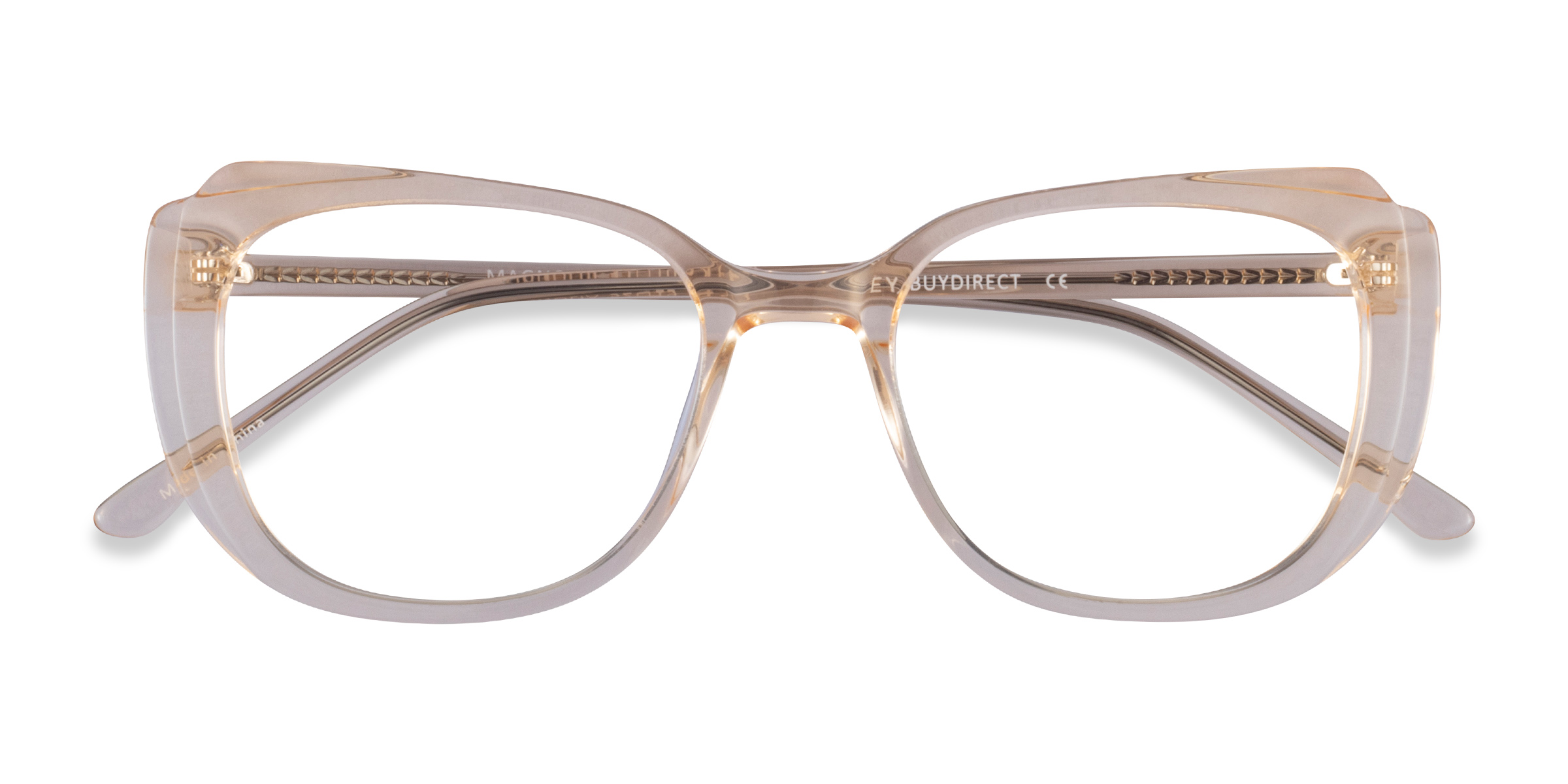 Clear Yellow Magnolia - Acetate Eyeglasses