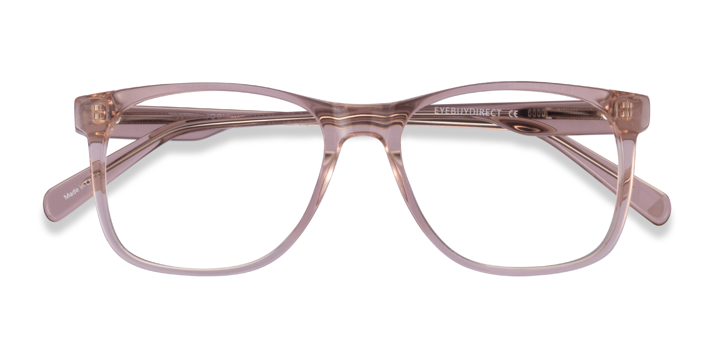 Clear Light Brown Joshua - Acetate Eyeglasses