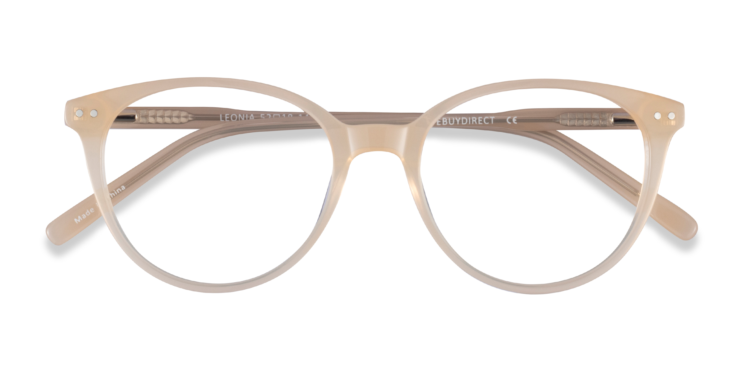 Light Yellow Leonia - Acetate Eyeglasses