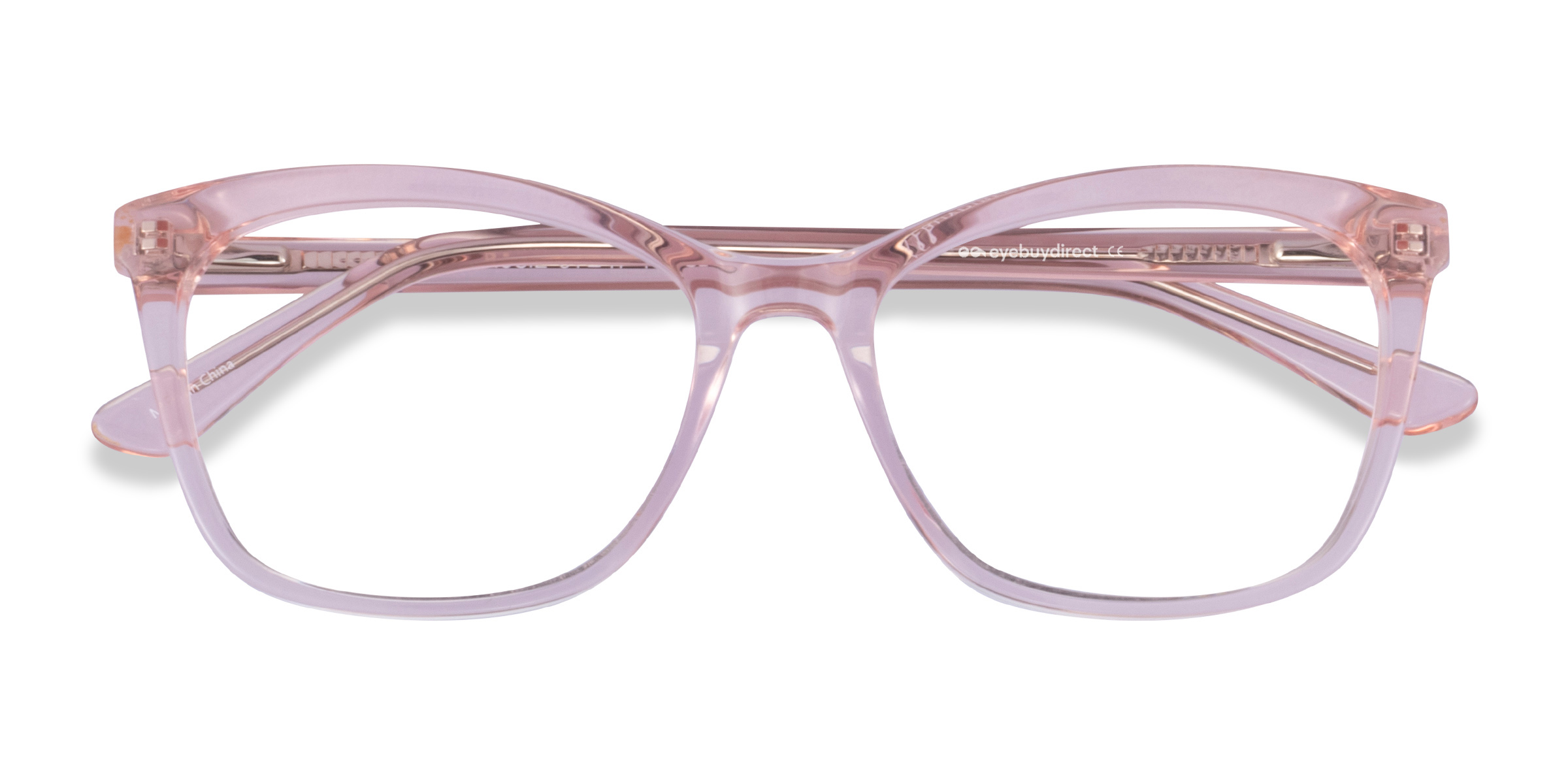 Clear Pink Rosie - Acetate Eyeglasses