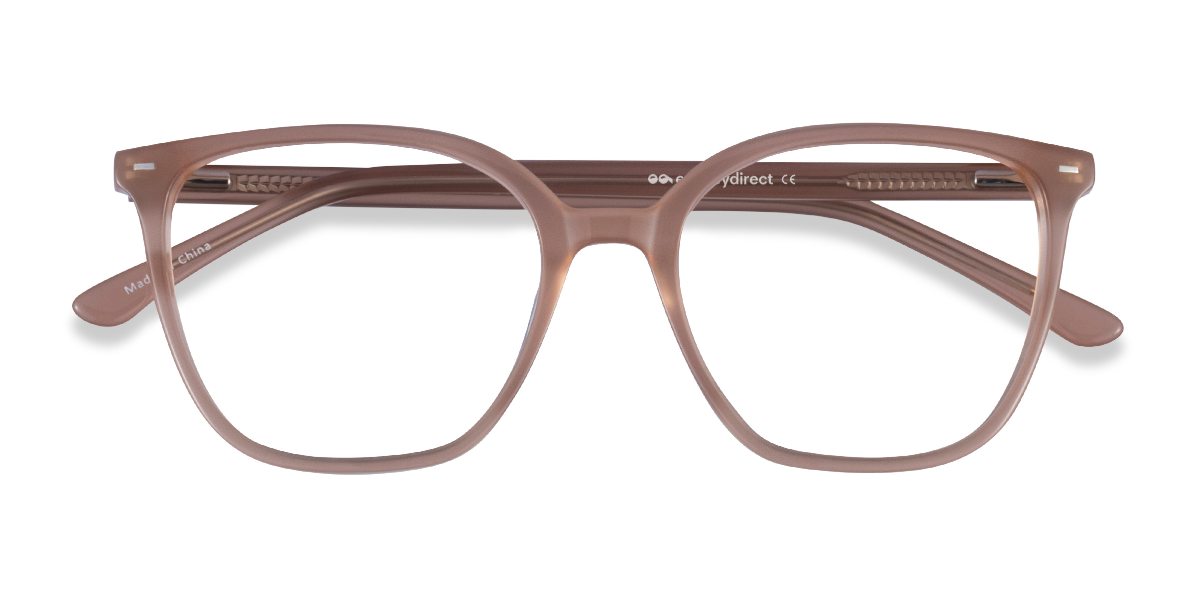 Clear Brown Carola - Acetate Eyeglasses