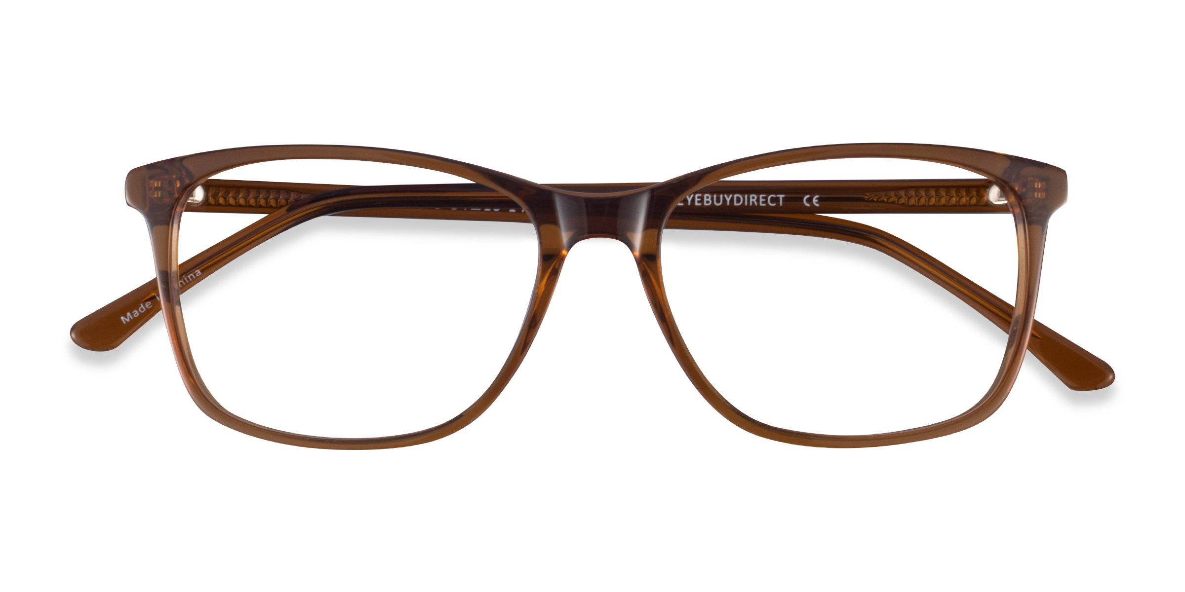 Clear Brown Crescendo - Acetate Eyeglasses