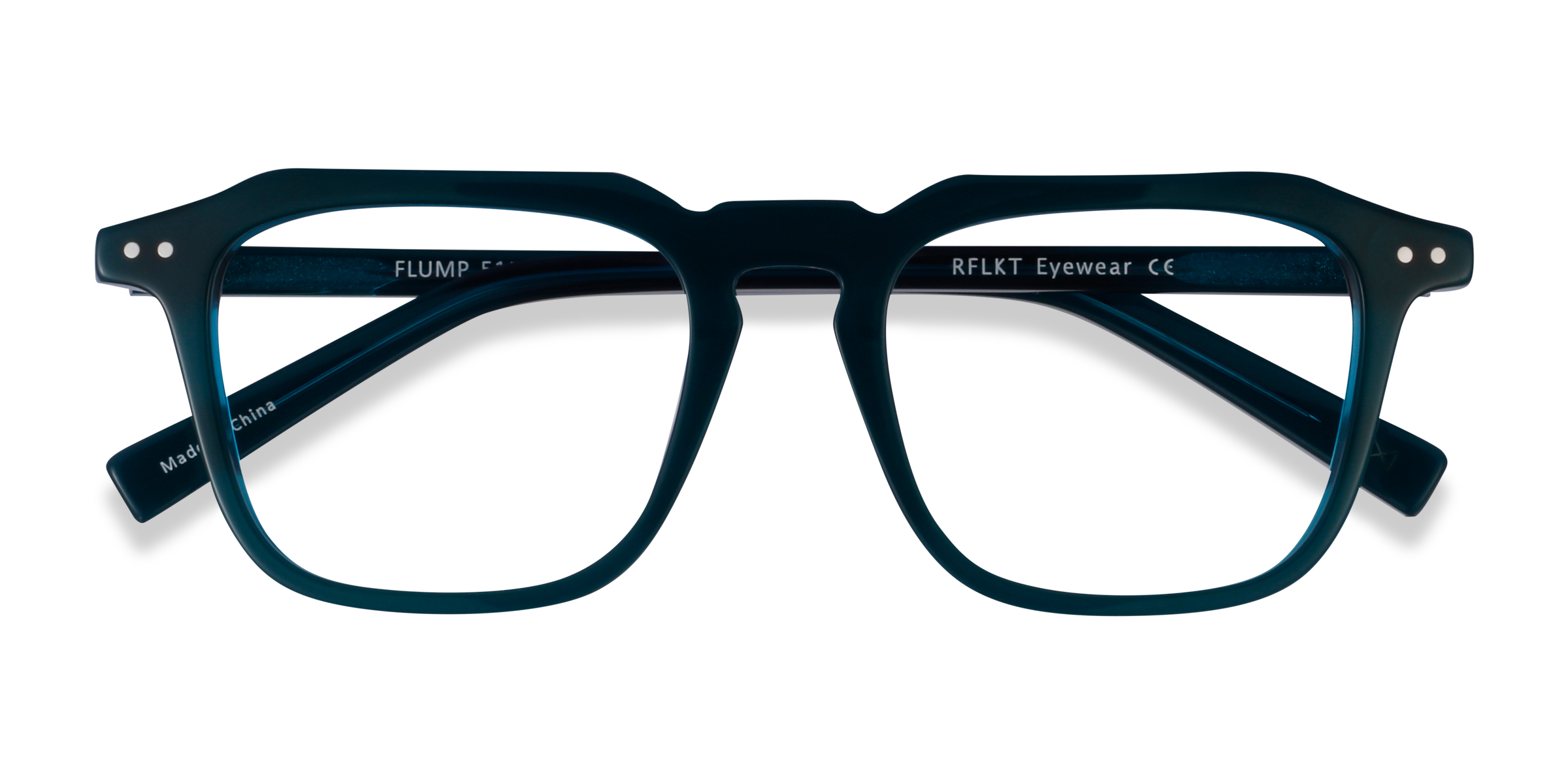 Teal Flump -  Alternative-materials Eyeglasses