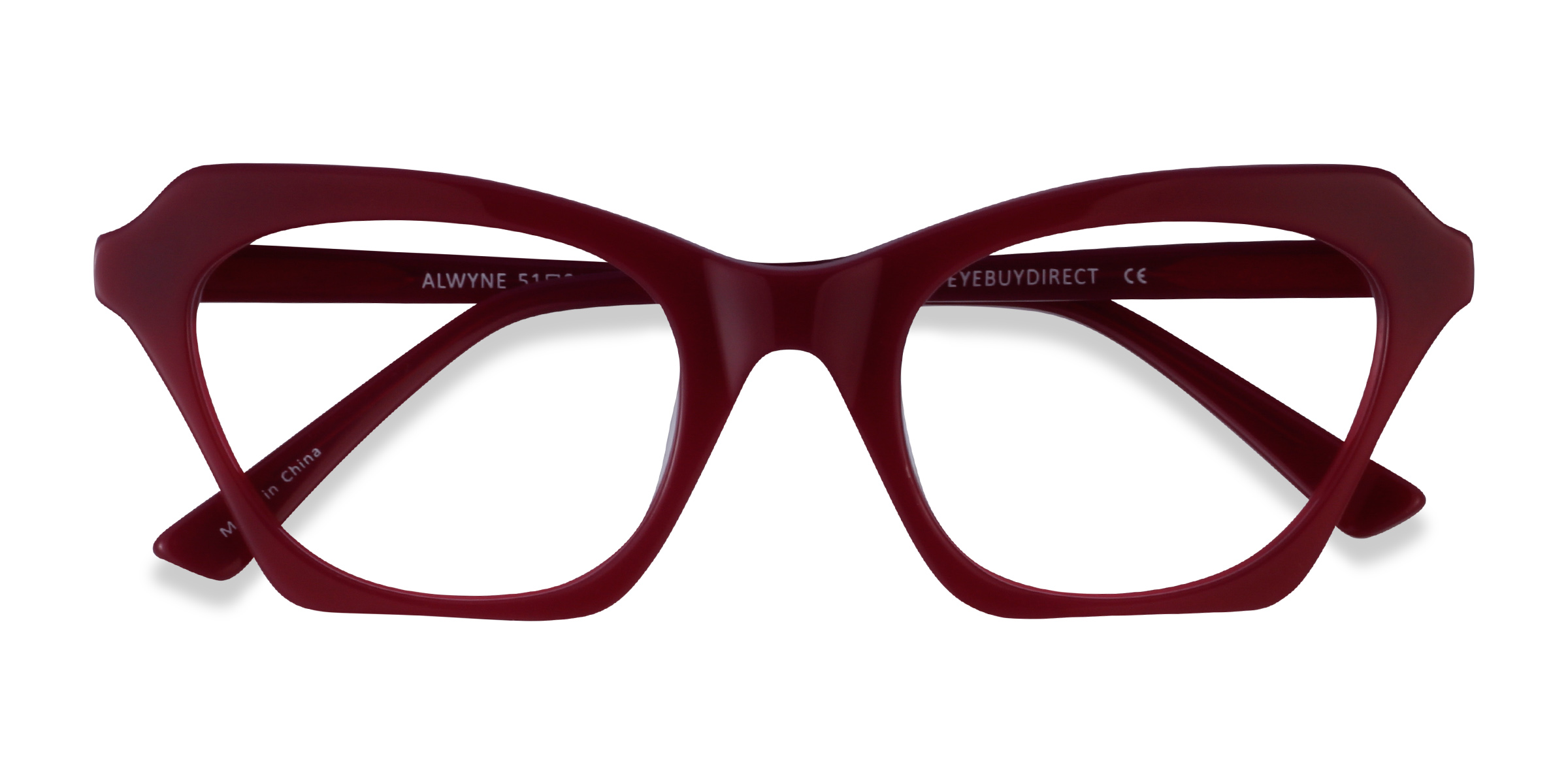 Burgundy Alwyne - Acétate Lunettes de vue
