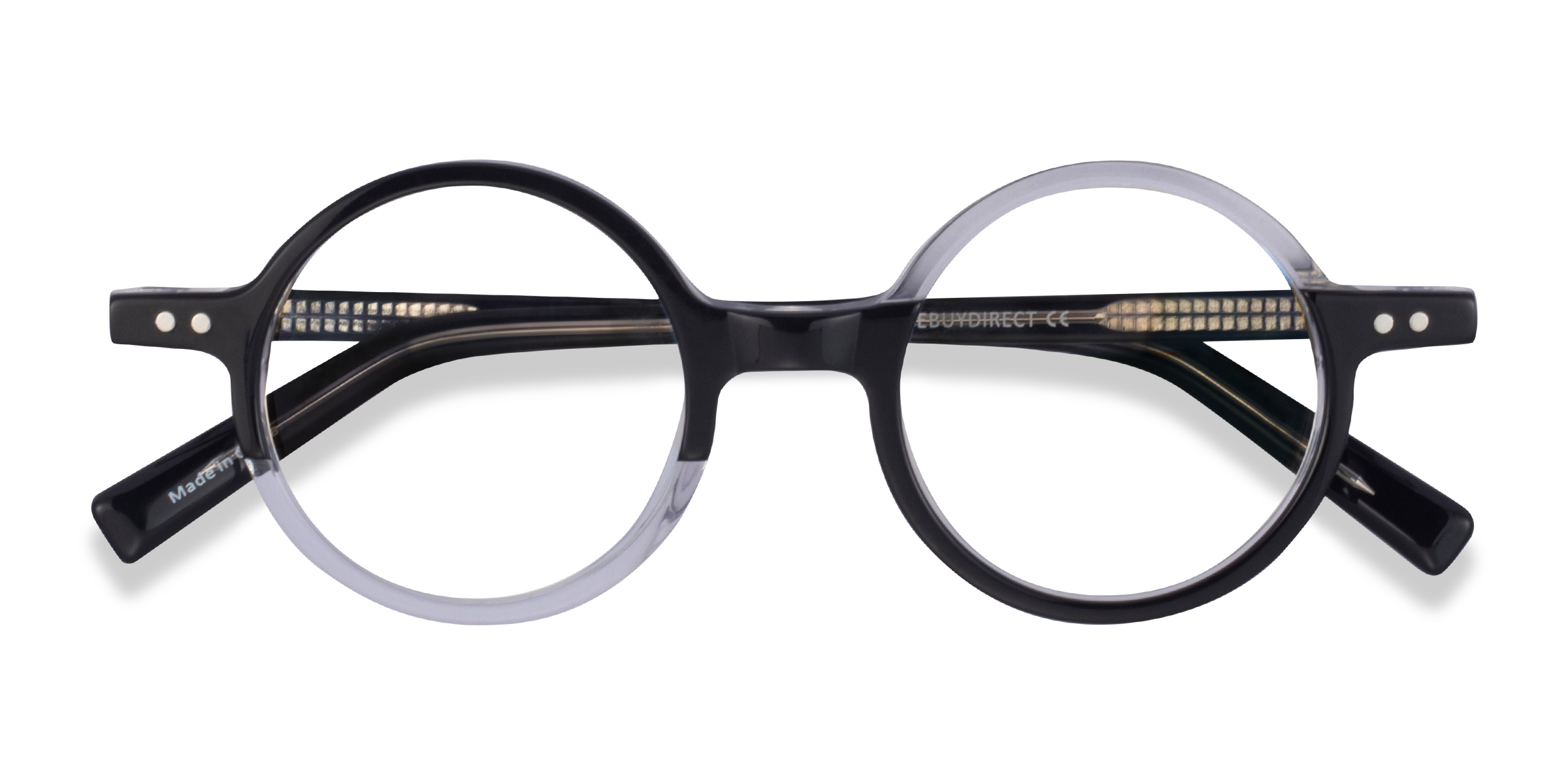 Black Clear Wilcox - Acetate Eyeglasses