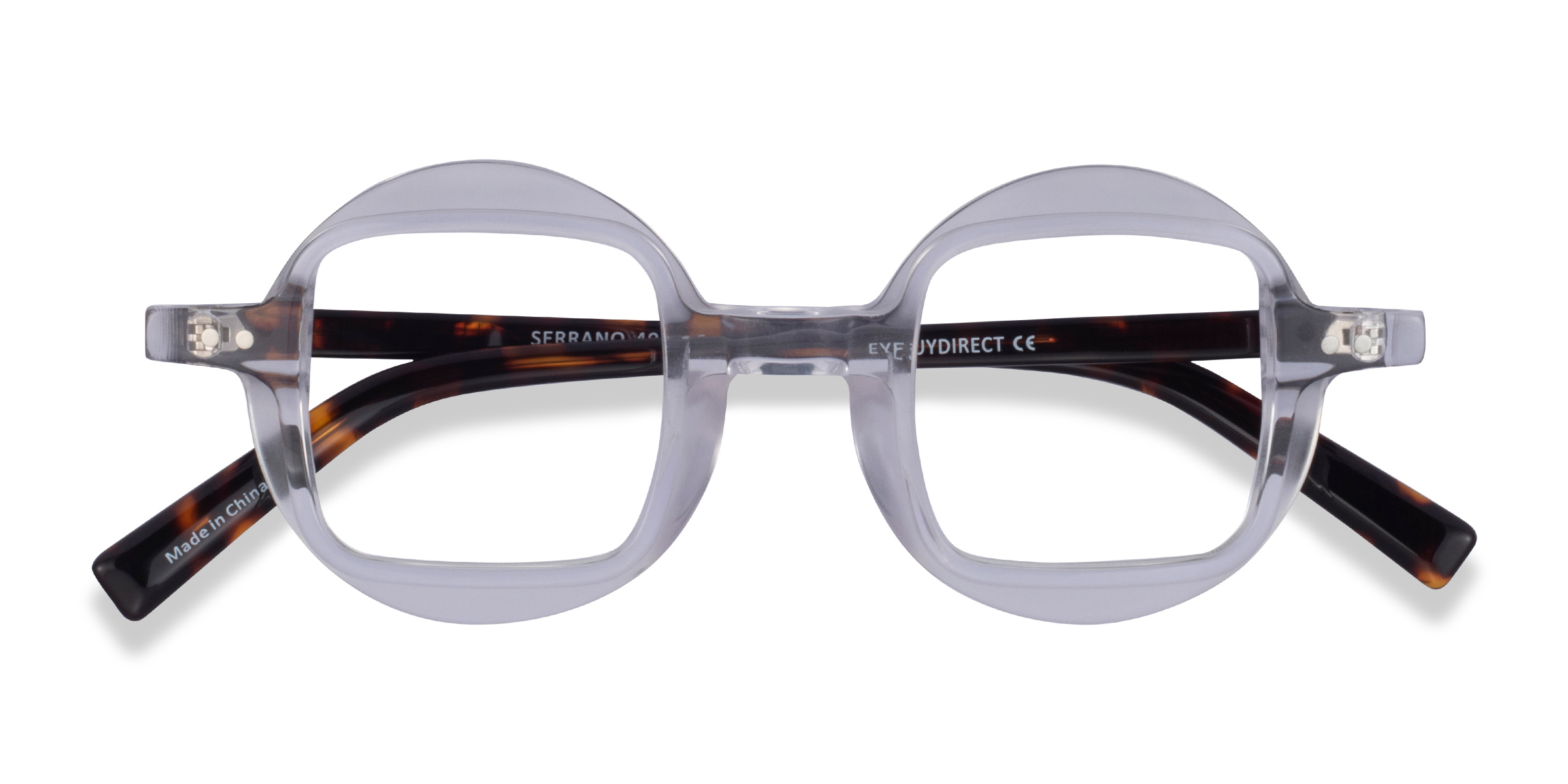 Clear Tortoise Serrano - Acetate Eyeglasses