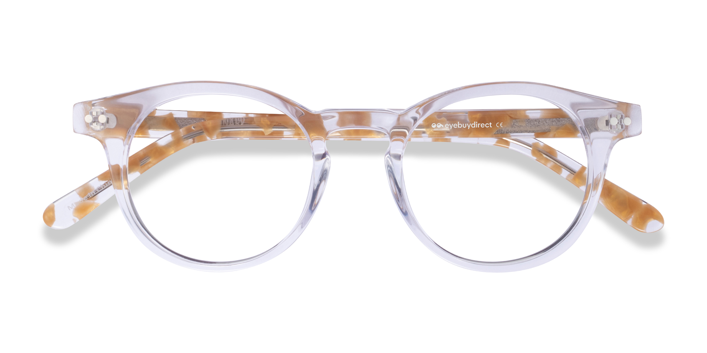 Clear Yellow Luminary - Acetate Eyeglasses