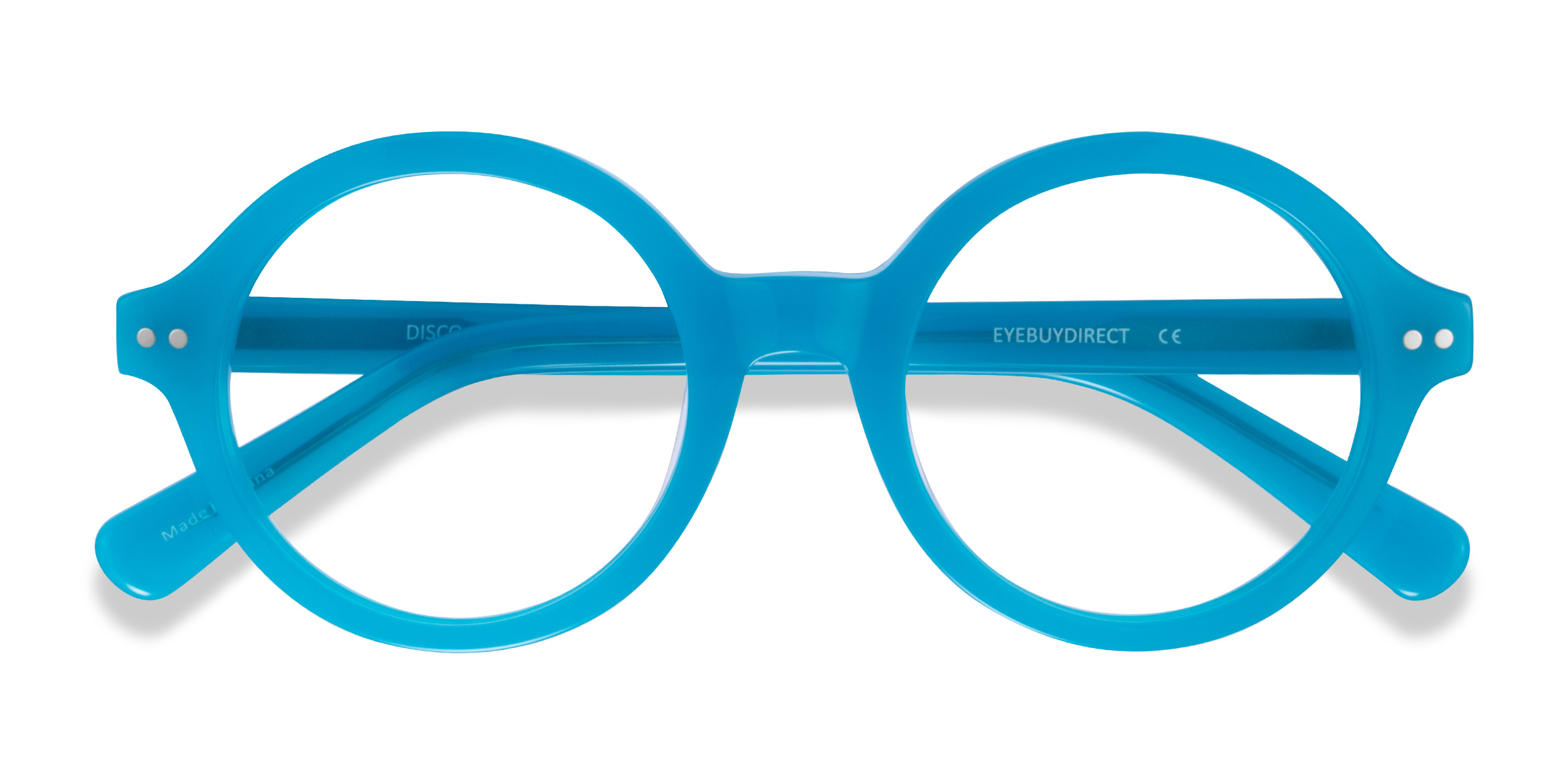 Turquoise Disco - Acetate Eyeglasses