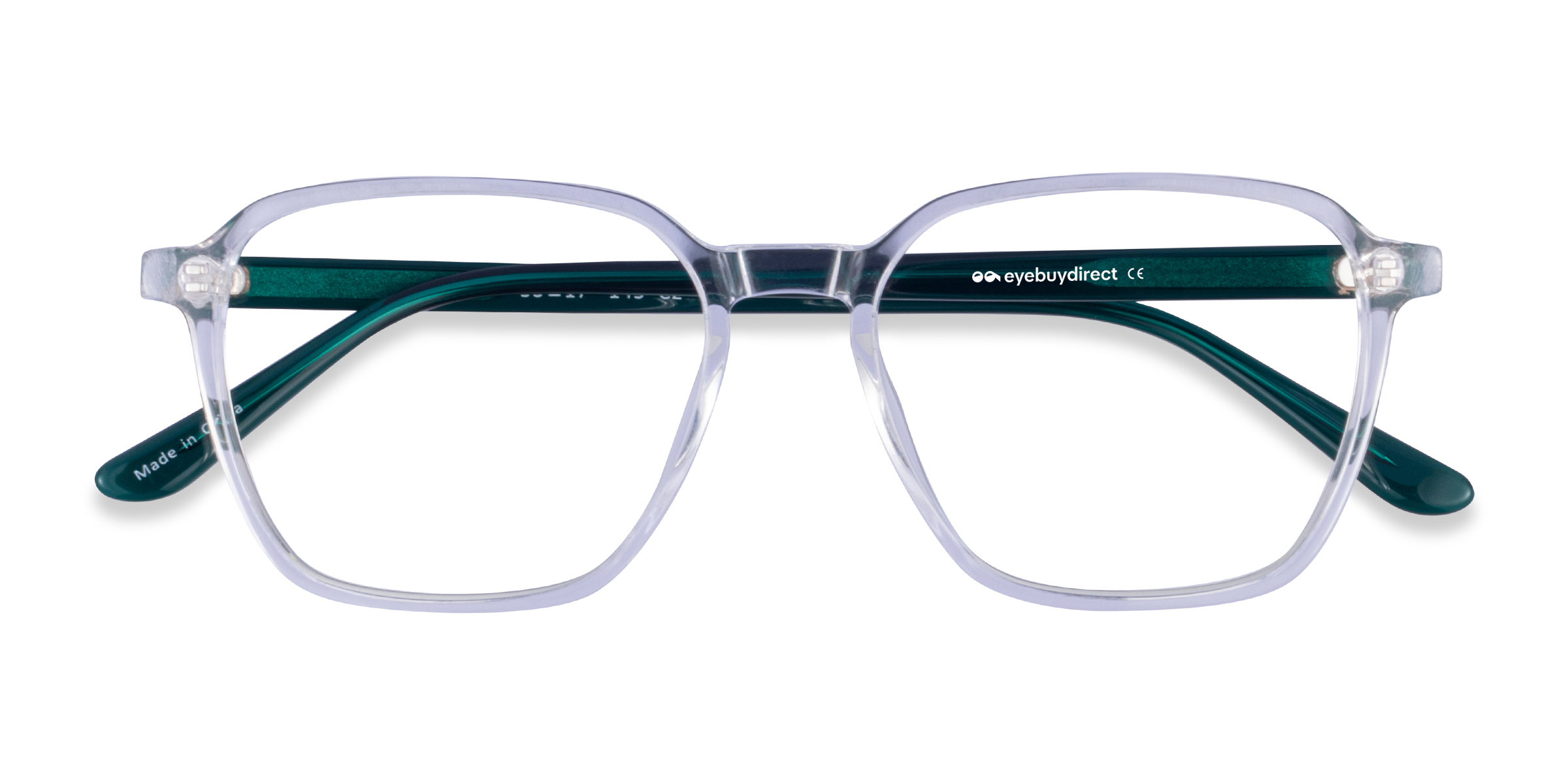 Clear Teal Stage -  Acetate Eyeglasses