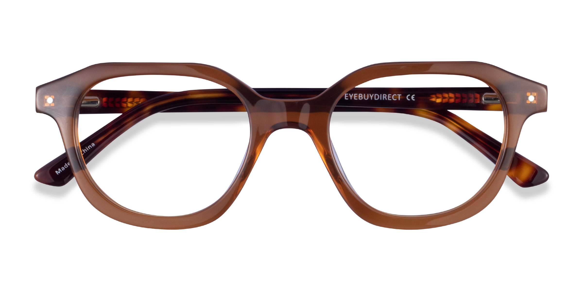 Clear Brown Tortoise Knowledge - Acetate Eyeglasses