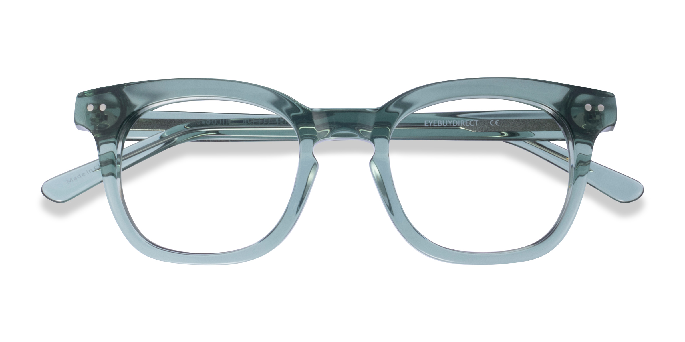 Clear Green Acoustic - Acetate Eyeglasses