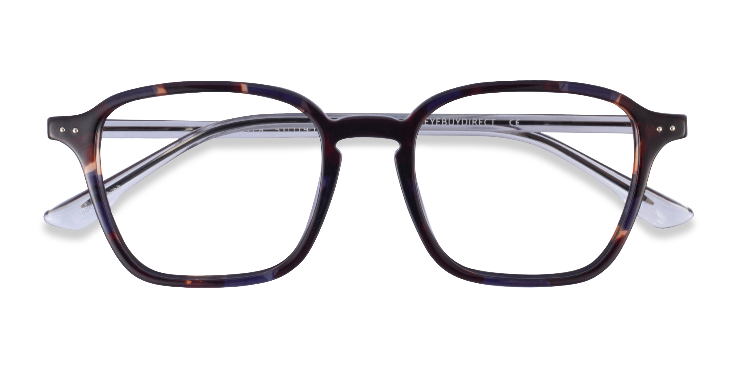 Floral Clear Whistler - Plastic Eyeglasses