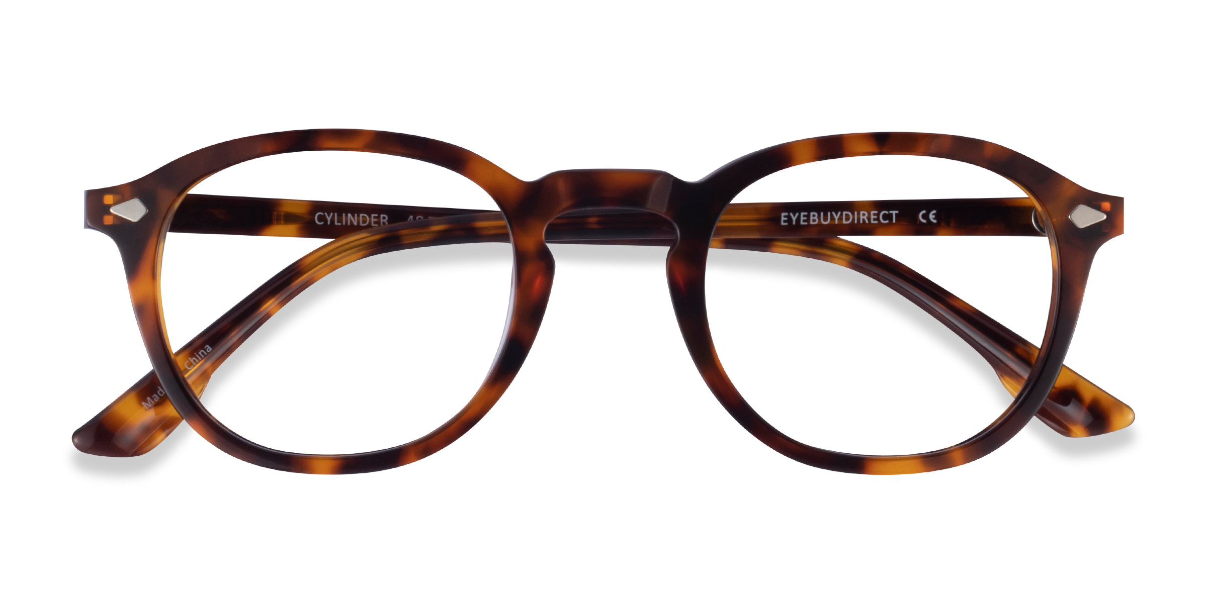 Tortoise Cylinder - Acetate Eyeglasses
