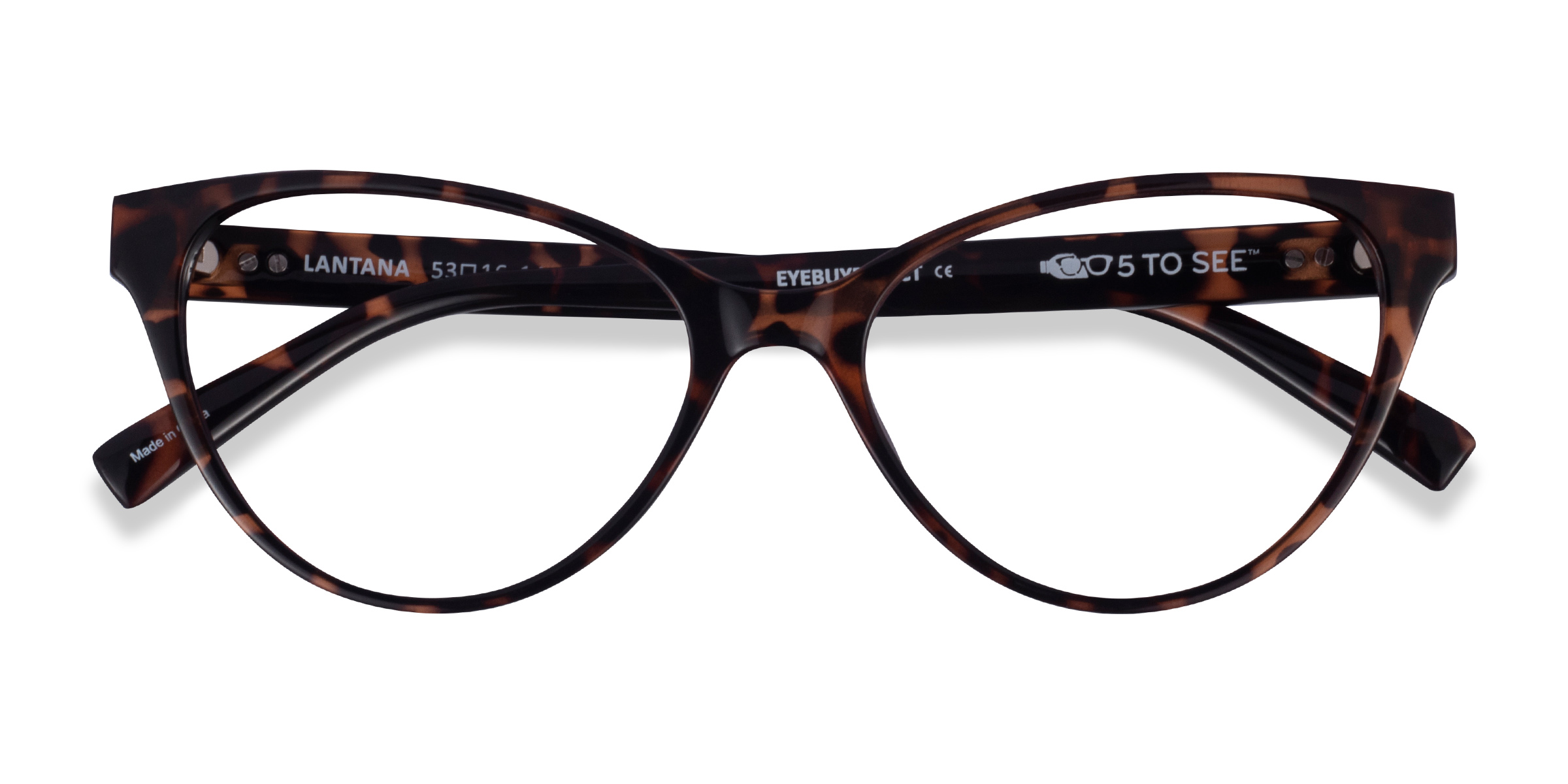Tortoise Lantana - Plastic Eyeglasses