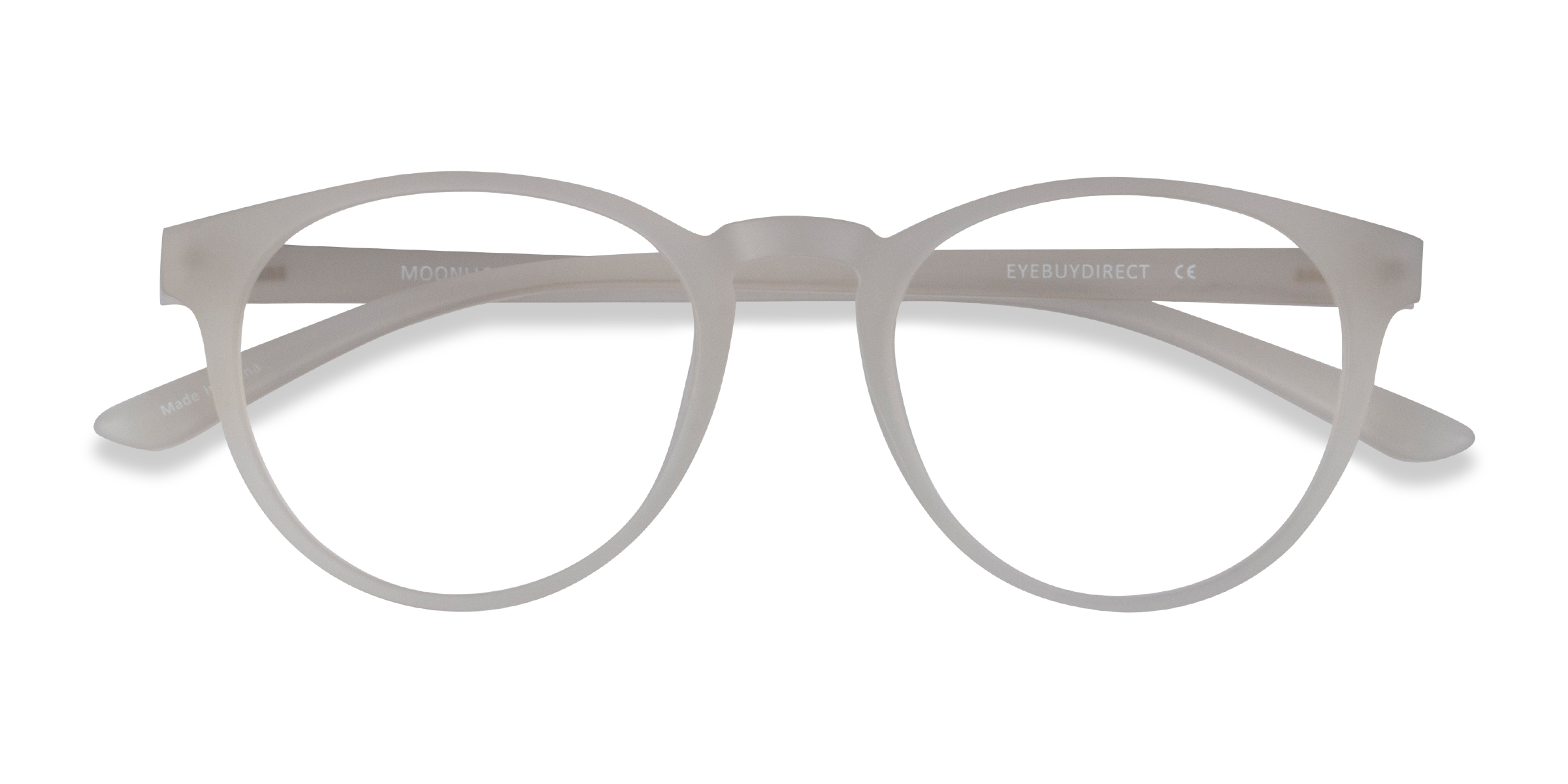 Matte Clear Moonlight - Plastic Eyeglasses