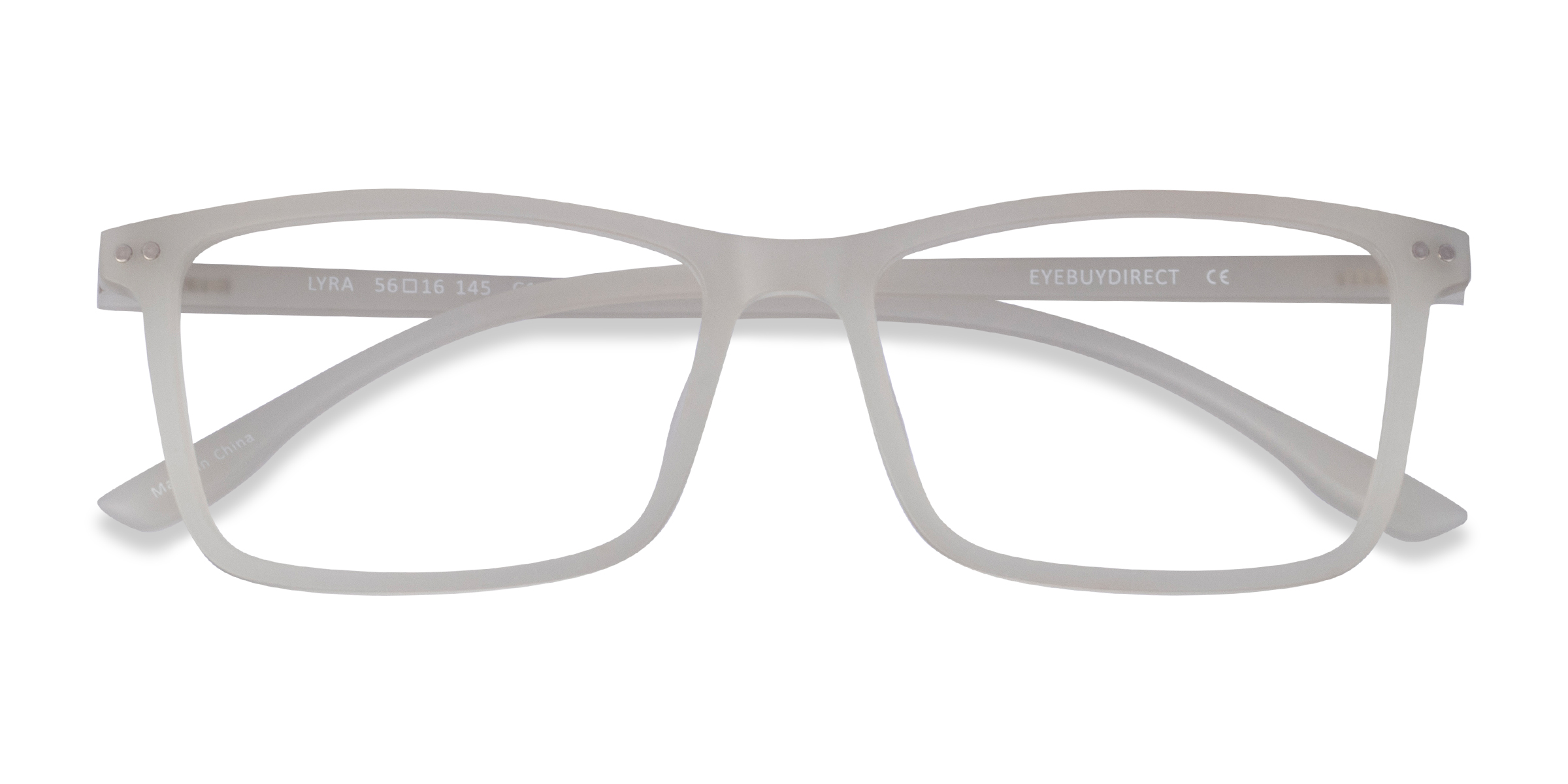 Matte Clear Lyra - Plastic Eyeglasses