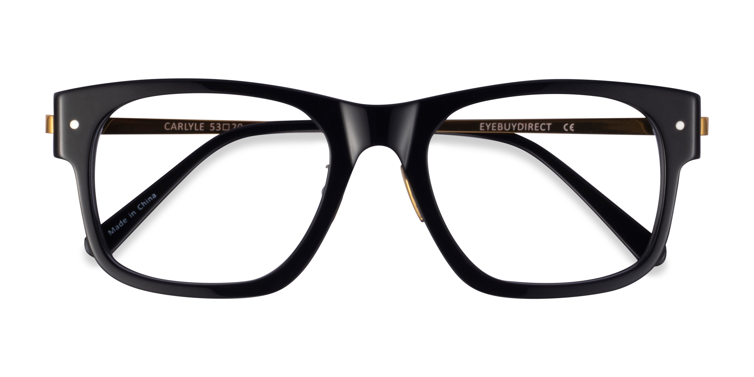 Black Gold Carlyle - Metal Eyeglasses
