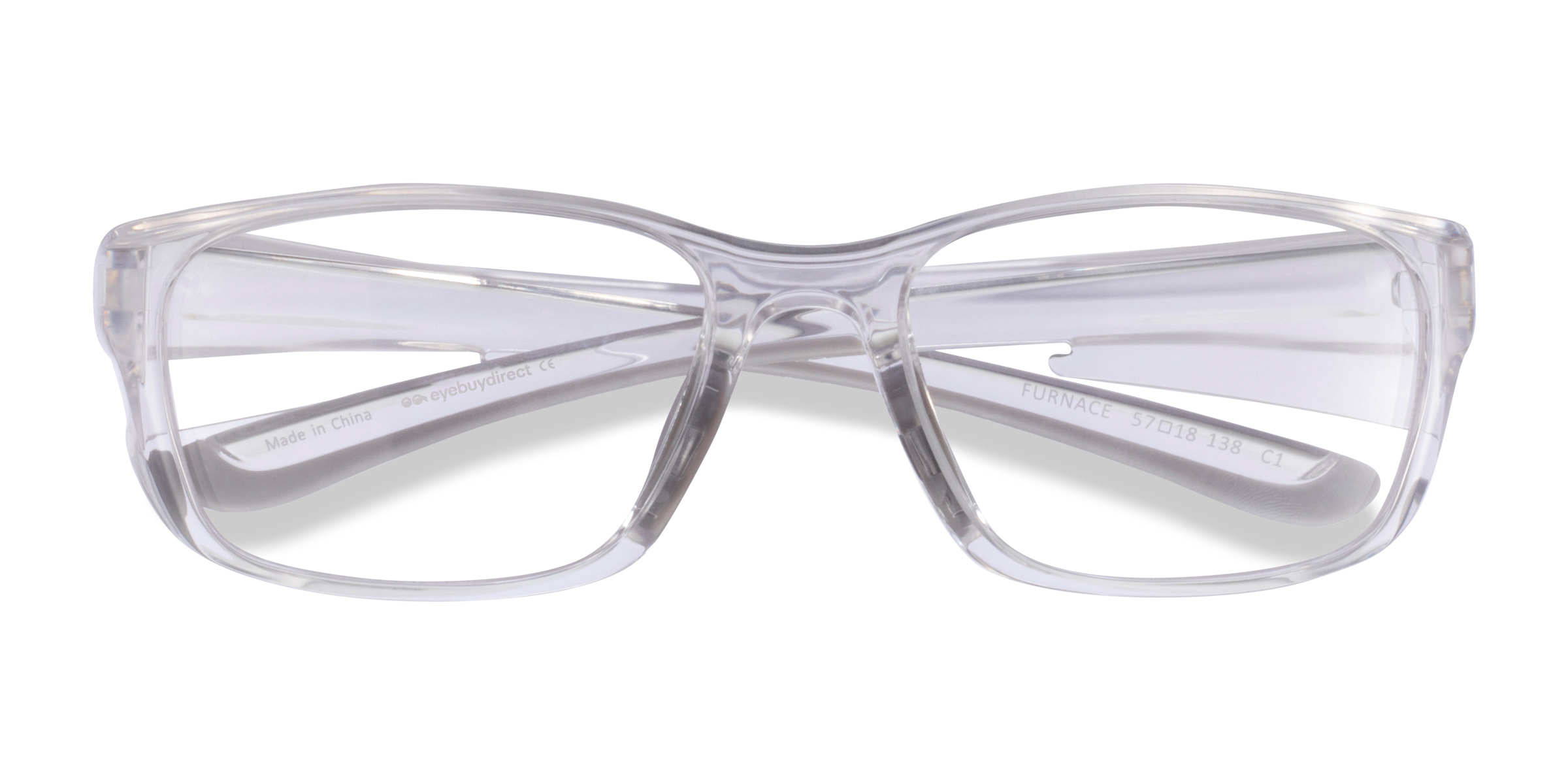 Clear Gray Furnace - Plastique Lunettes de vue