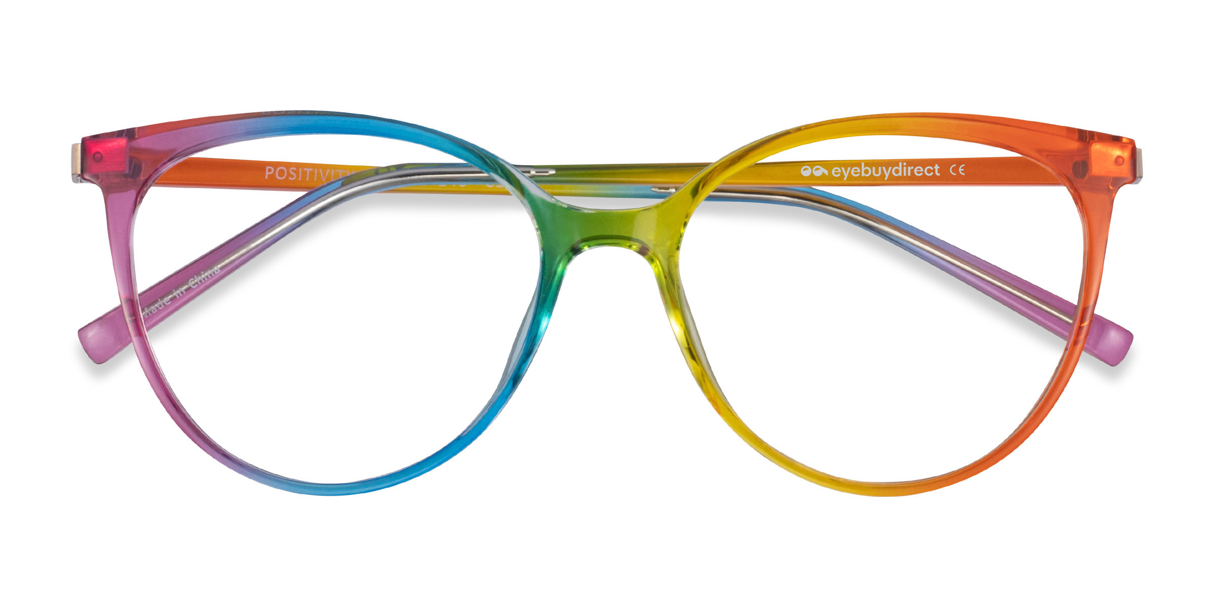 Rainbow Positivity - Plastic Eyeglasses