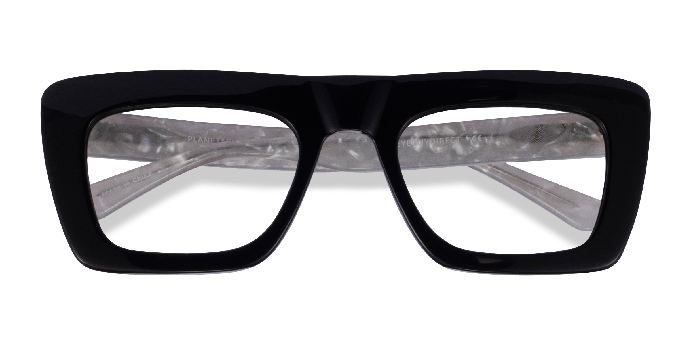 Black Gray Planetary - Acetate Eyeglasses