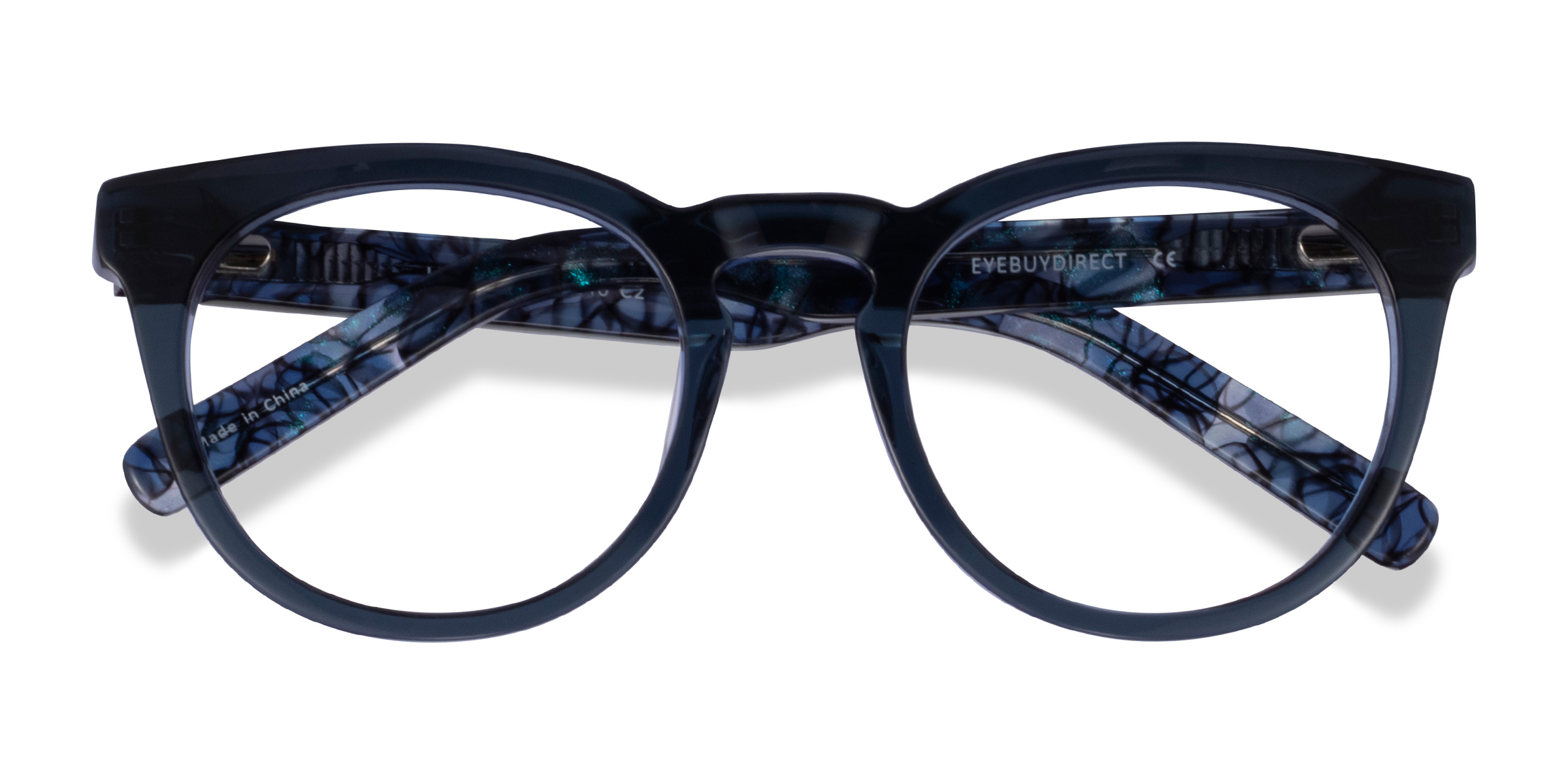 Cear Blue Floral Lush - Acetate Eyeglasses