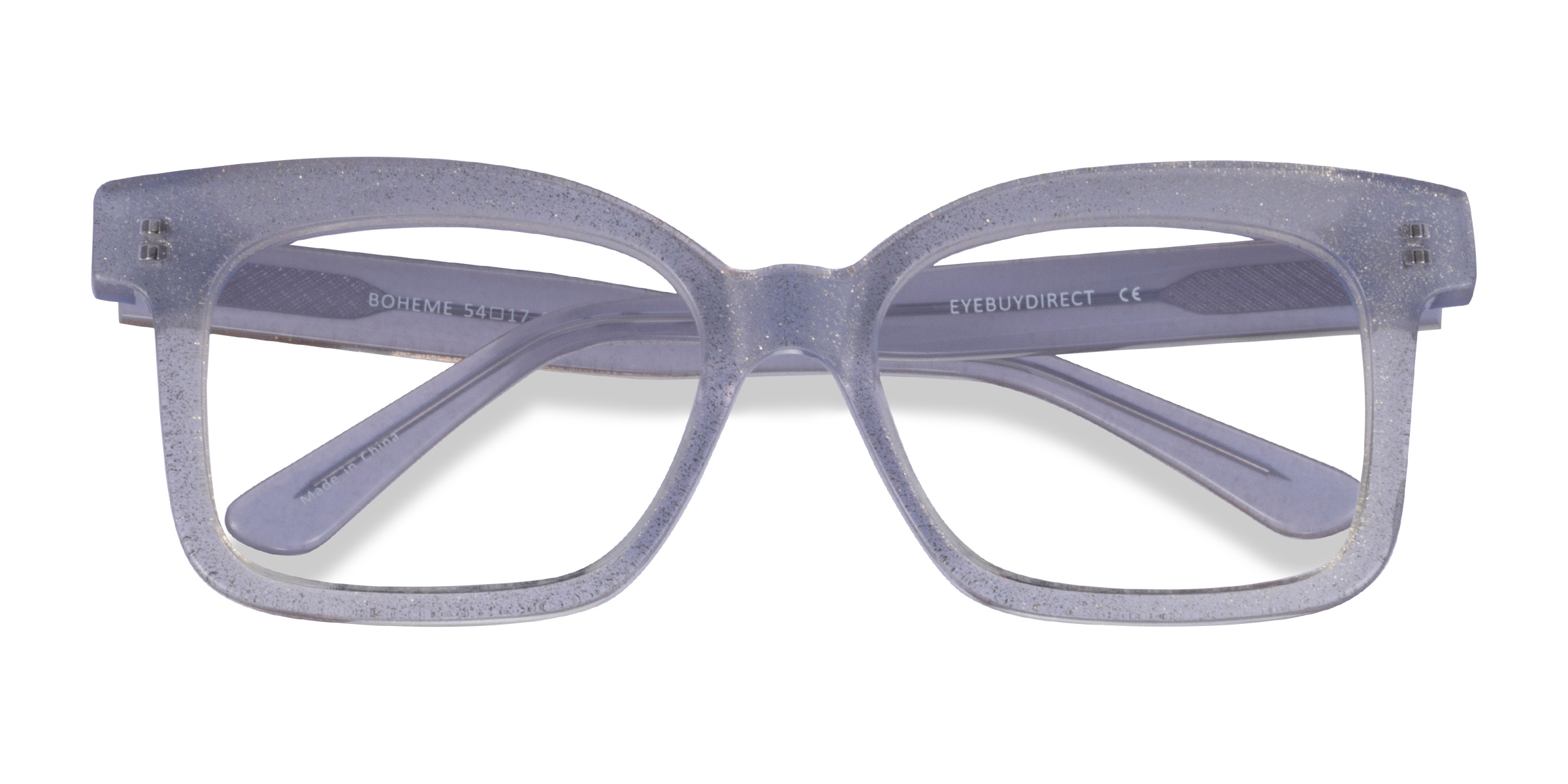 Shiny Gray Boheme - Acetate Eyeglasses