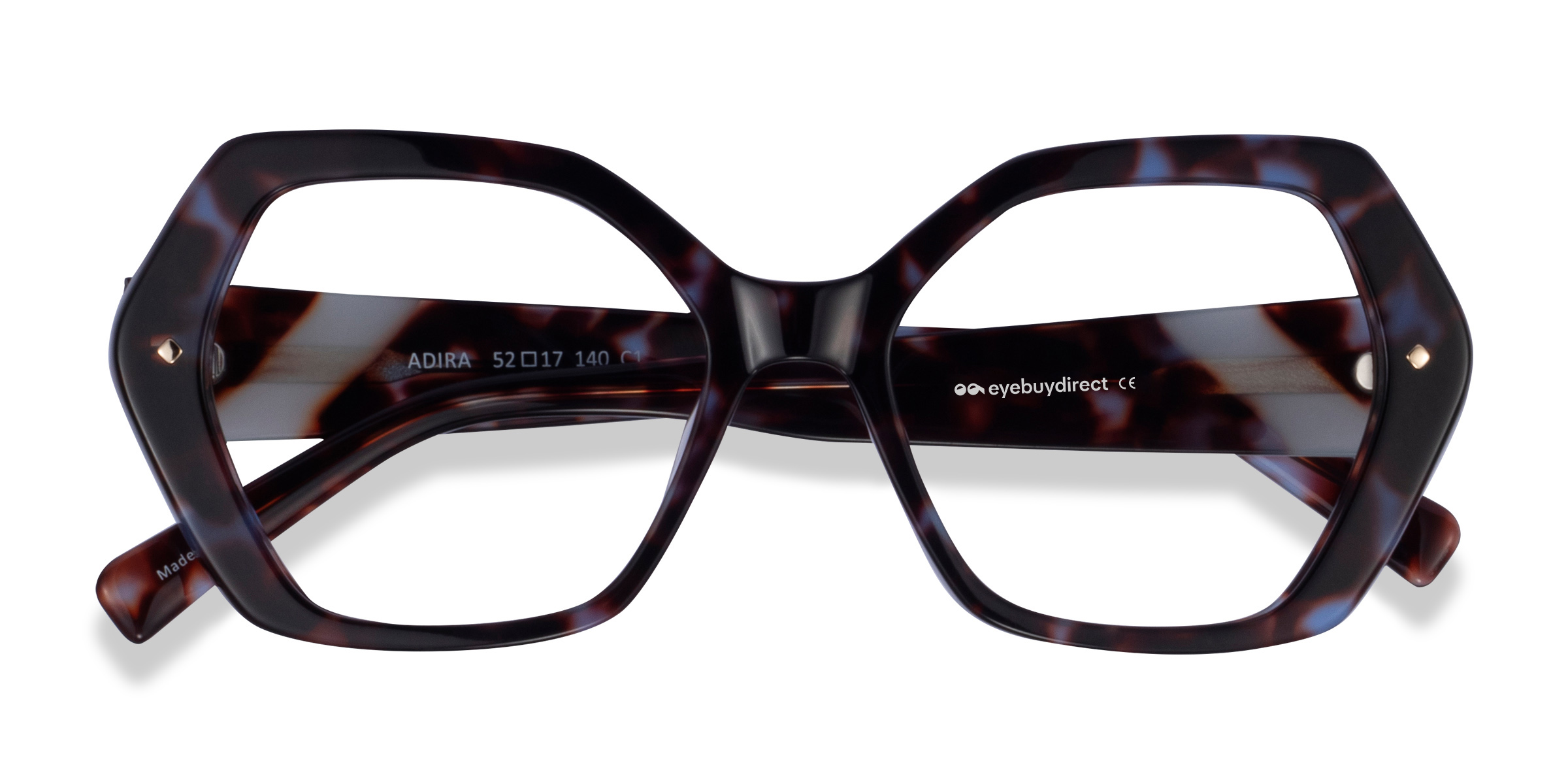 Blue Tortoise Adira - Acétate Lunettes de vue