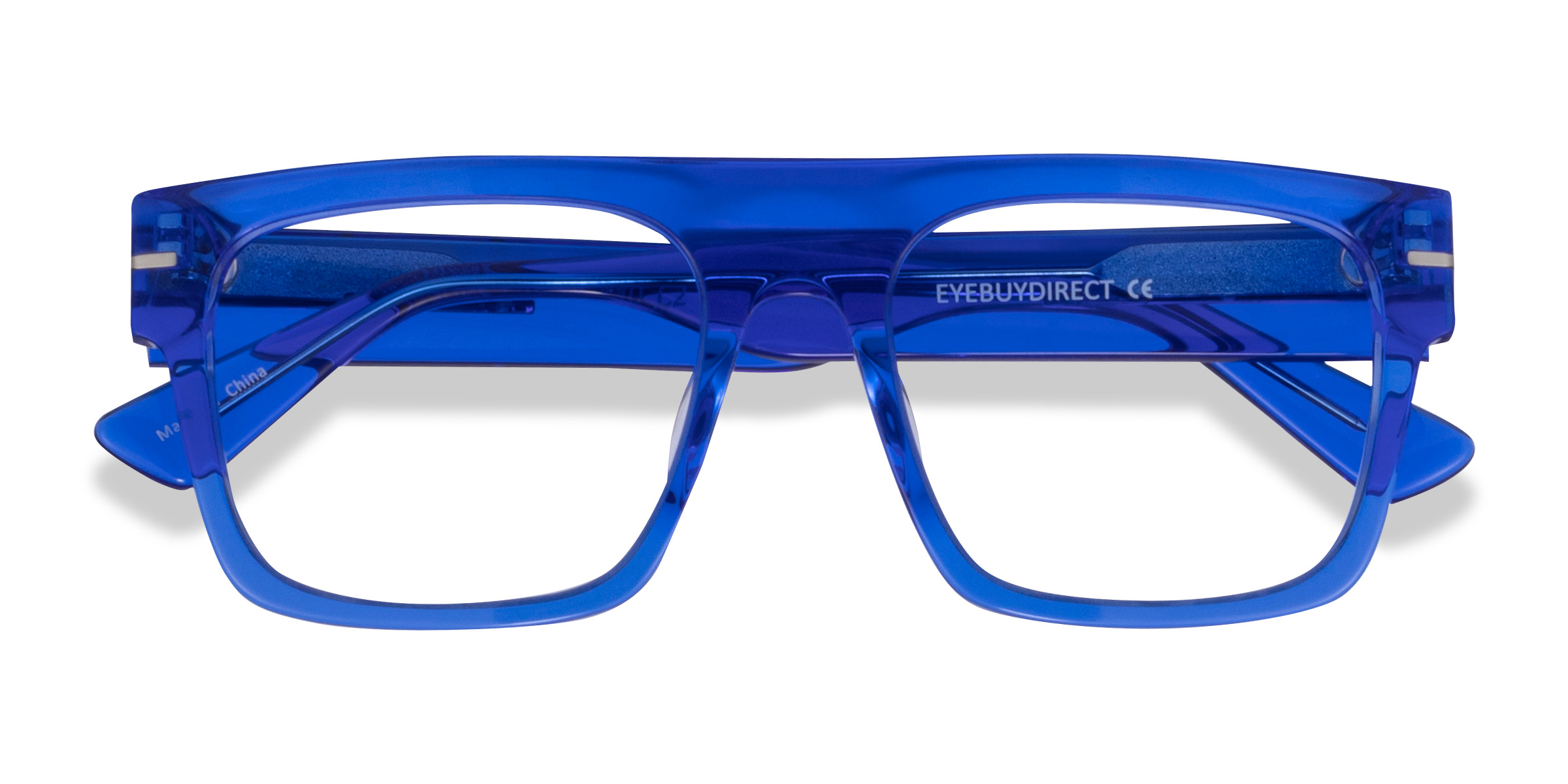 Transparent Blue Chet - Acétate Lunettes de vue