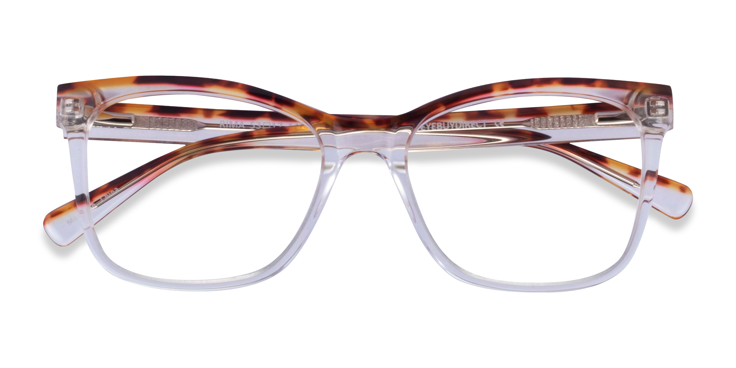 Tortoise Clear Rima - Acetate Eyeglasses