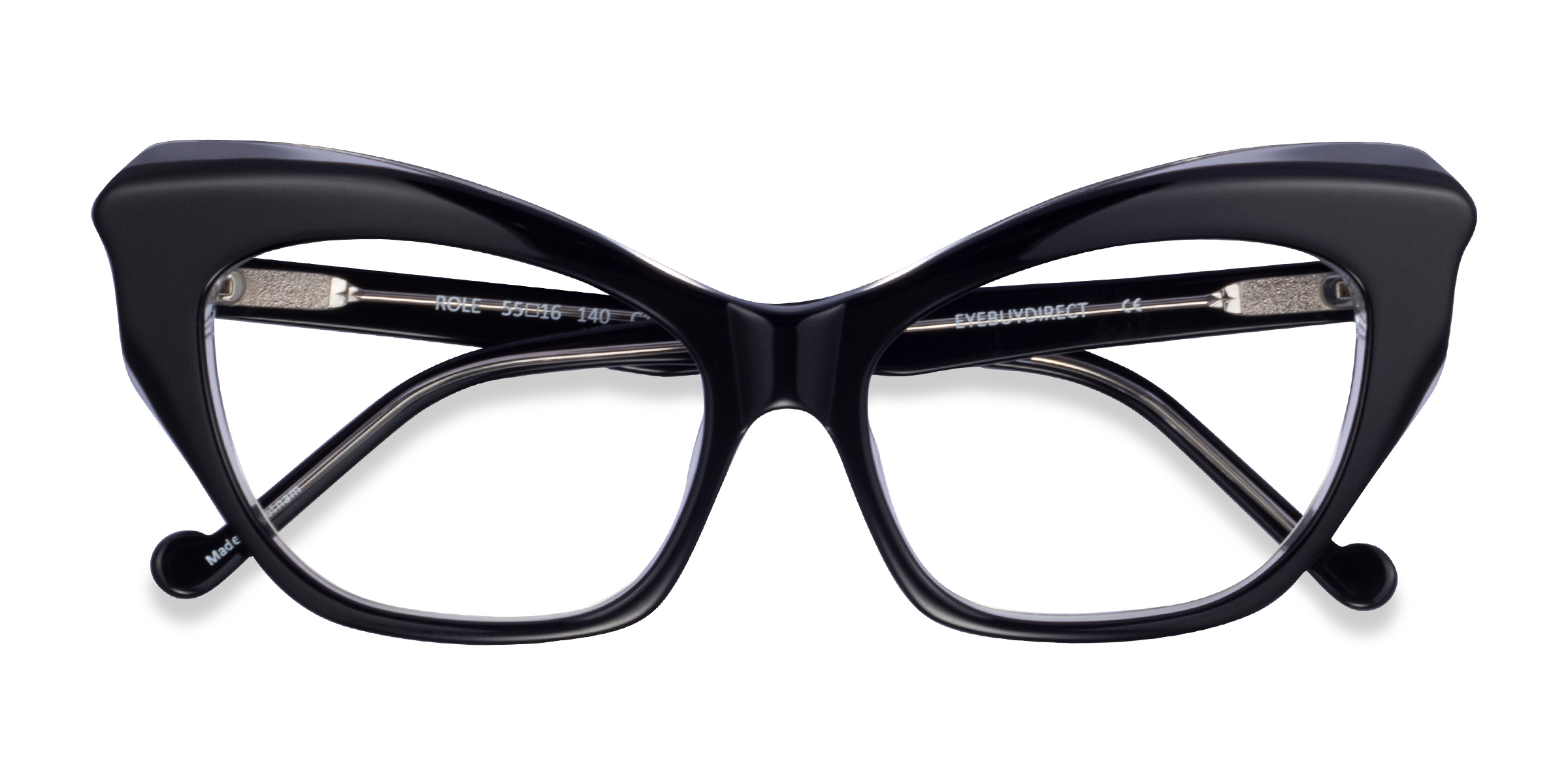 Noir Role - Acétate Lunettes de vue