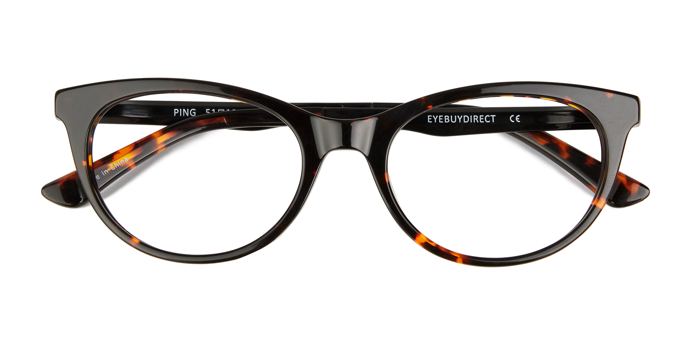 Tortoise Ping -  Metal Eyeglasses