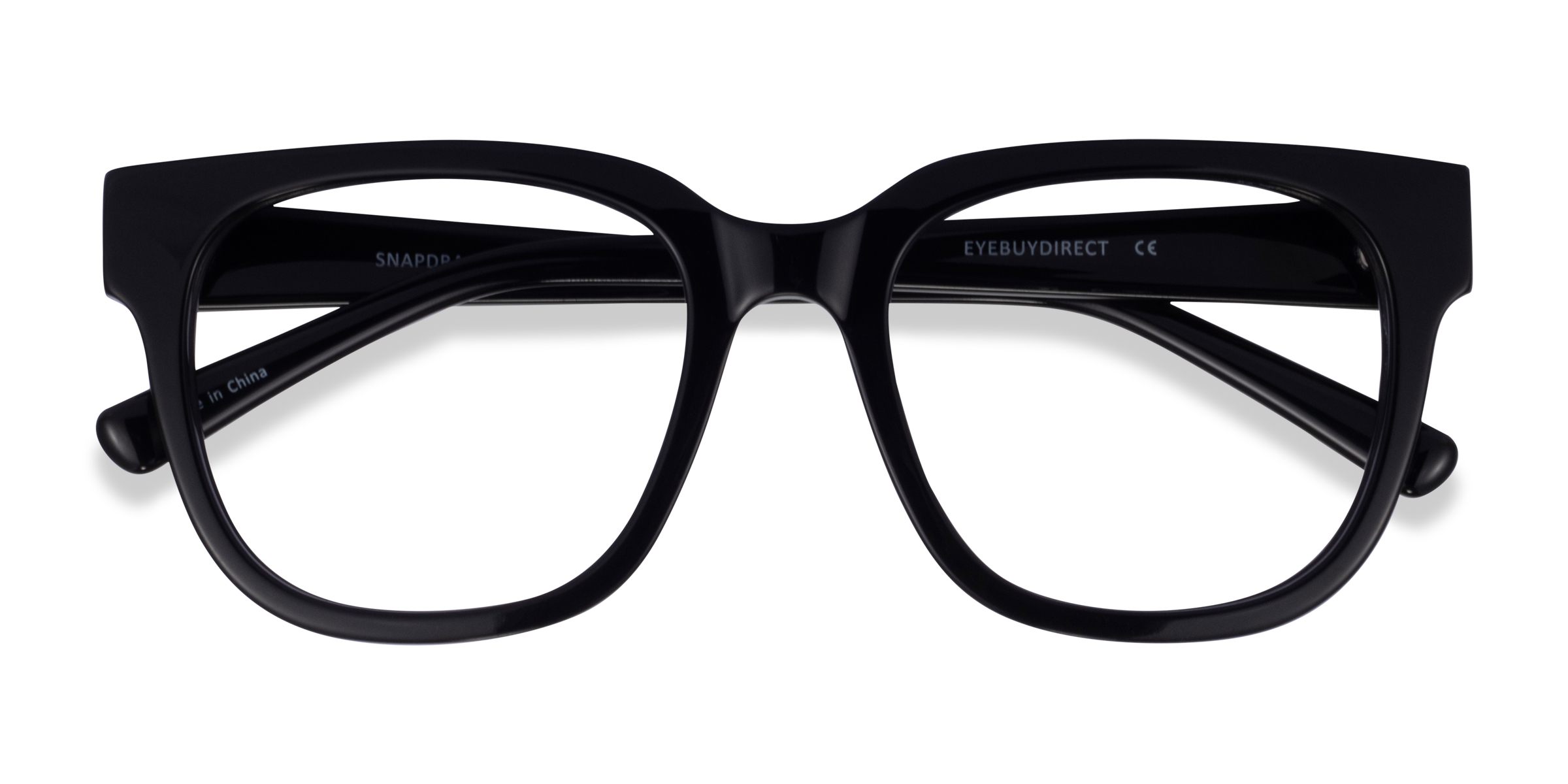 Black Floral Snapdragon - Acétate Lunettes de vue