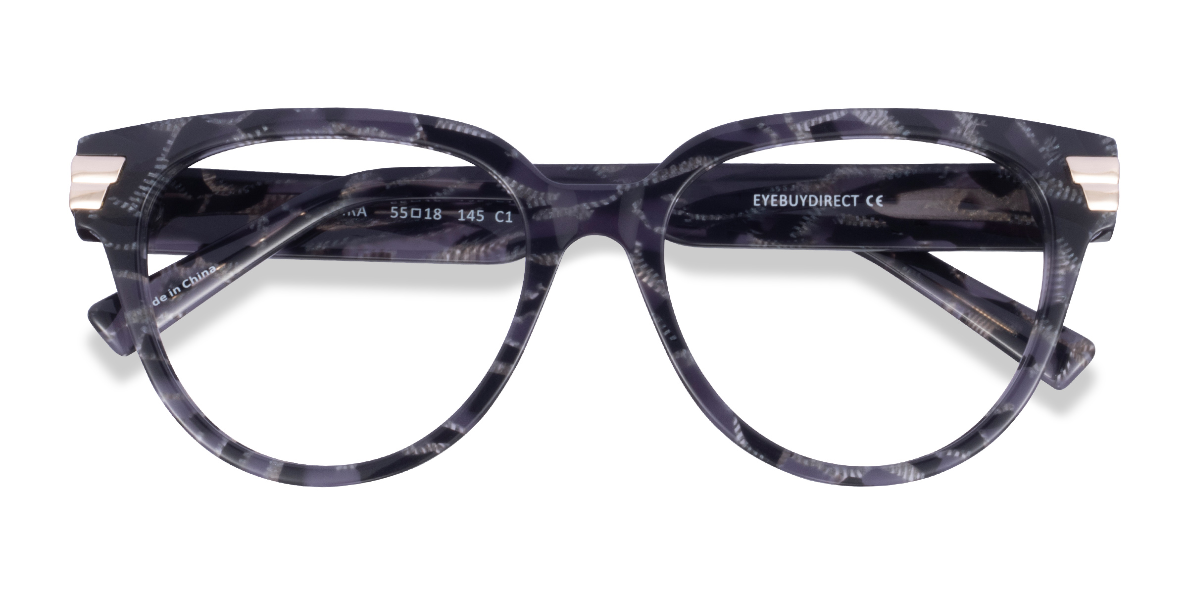 Gray Moira - Acetate Eyeglasses