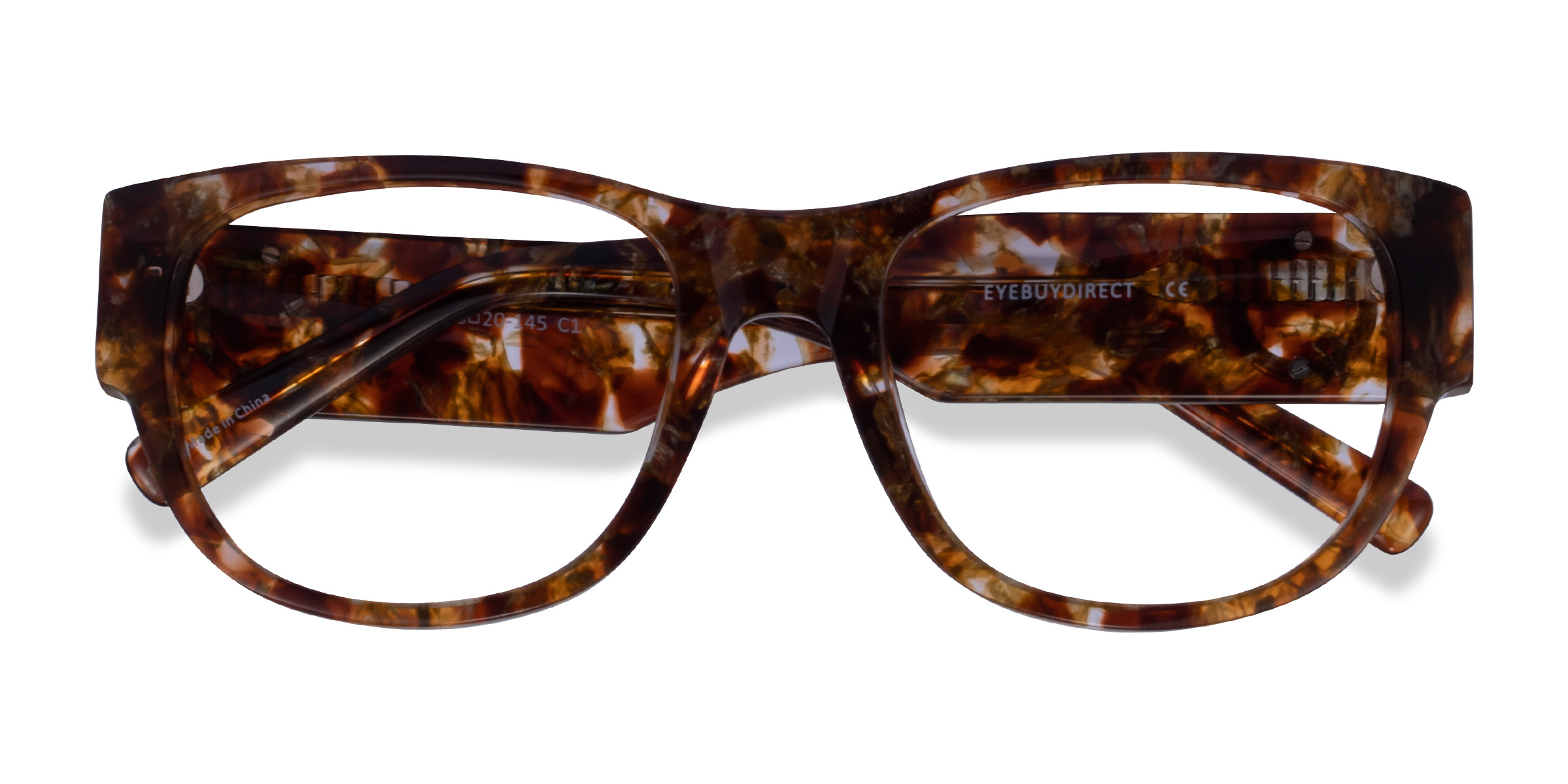 Brown Floral Aine -  Acetate Eyeglasses