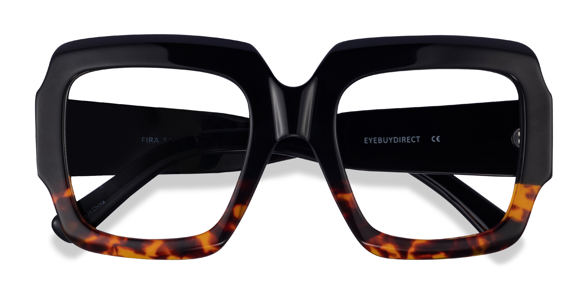 Black Tortoise Fira - Acetate Eyeglasses