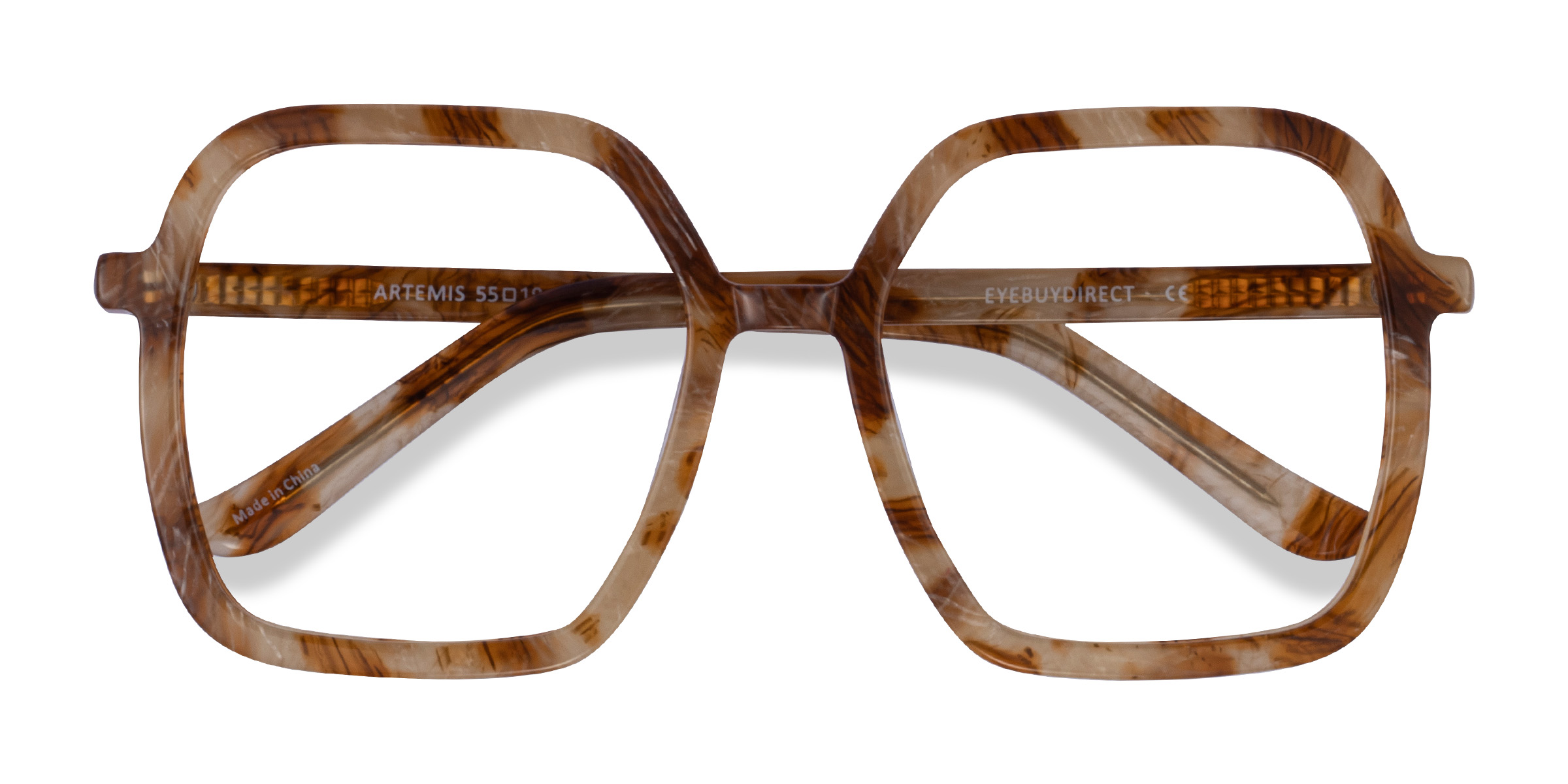 Brown Striped Artemis - Acetate Eyeglasses