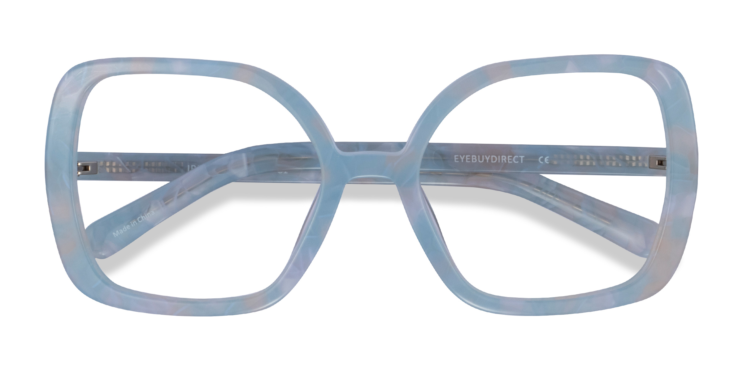 Bleu pâle Irene - Acétate Lunettes de vue