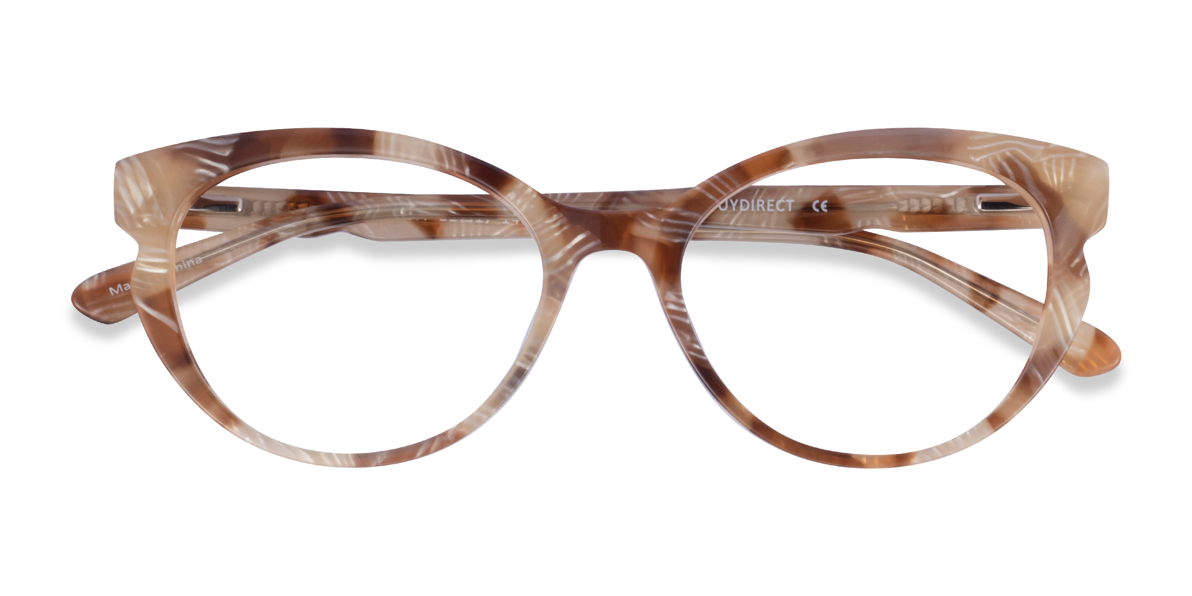 Brown Striped Moa -  Acétate Lunettes de vue