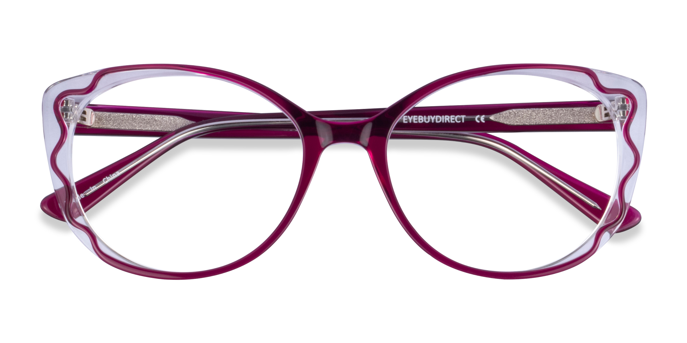 Purple Clear Agrias - Acétate Lunettes de vue