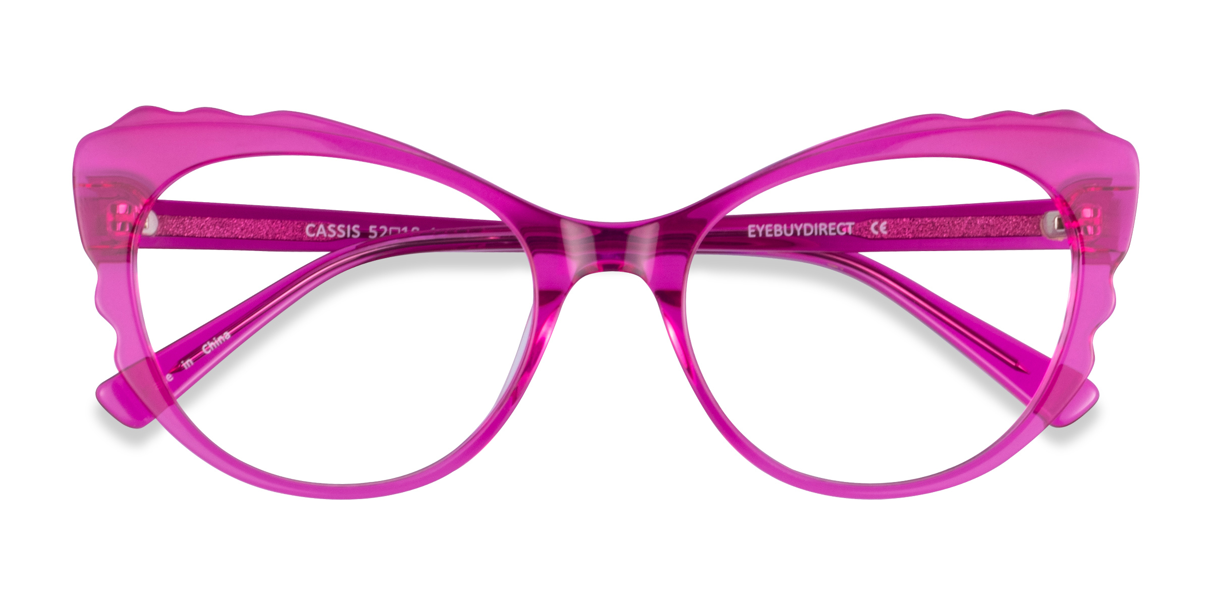 Violet Cassis - Acétate Lunettes de vue