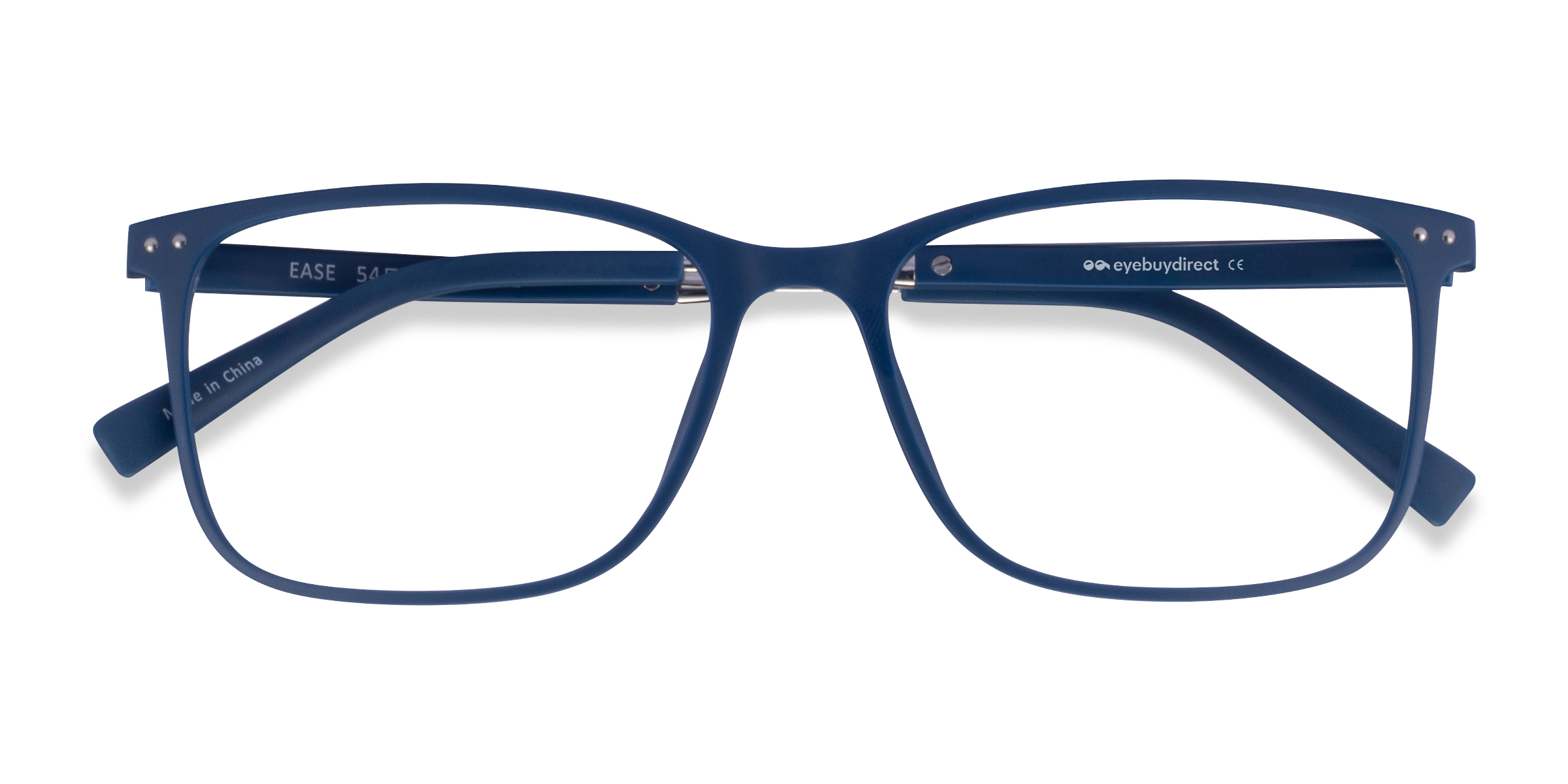 Bleu marine Ease - Plastique Lunettes de vue