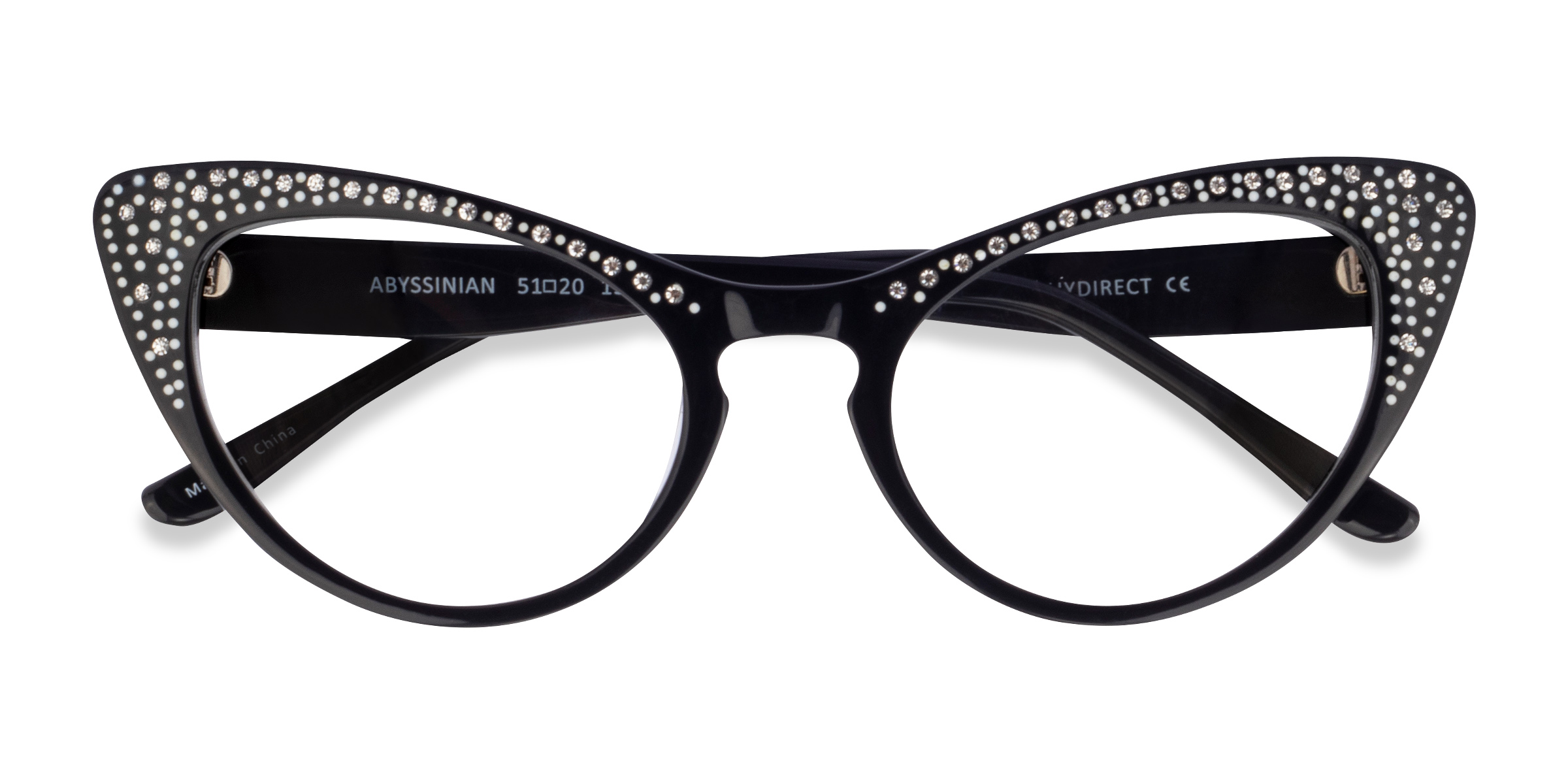 Black Abyssinian - Acetate Eyeglasses