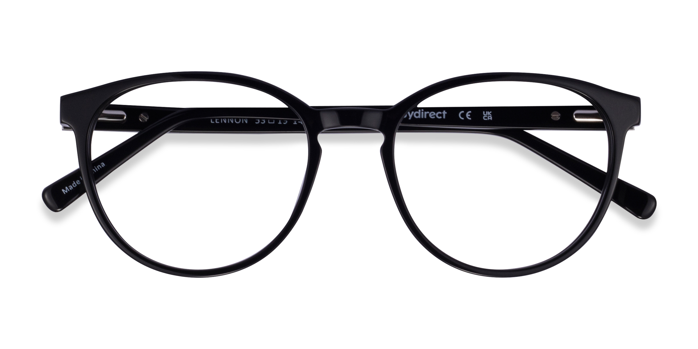 Black Lennon - Acetate Eyeglasses