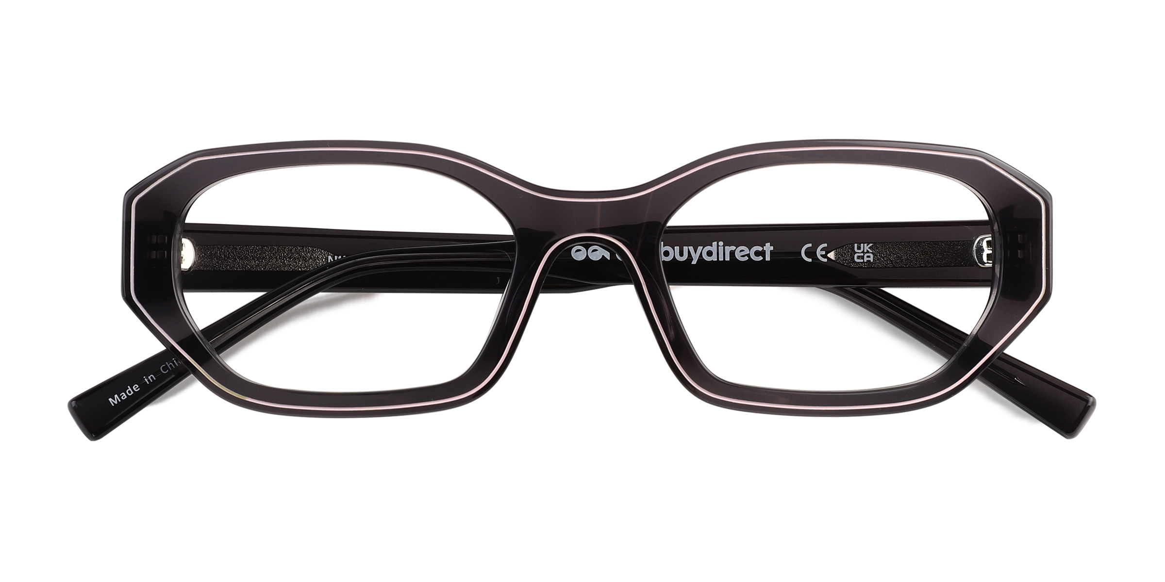 Crystal Dark Gray Nina - Acetate Eyeglasses