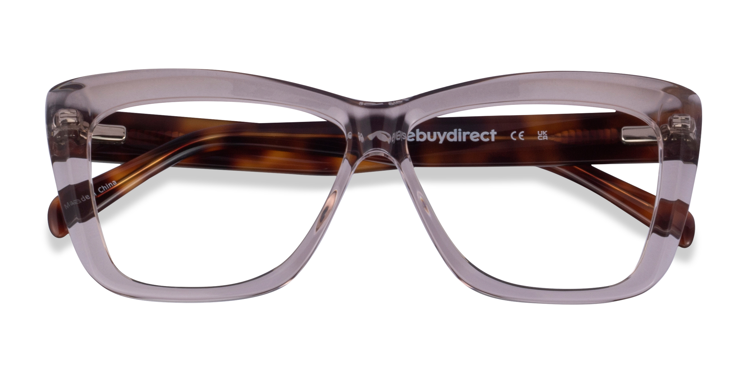 Crystal Light Brown Scribble - Acétate Lunettes de vue