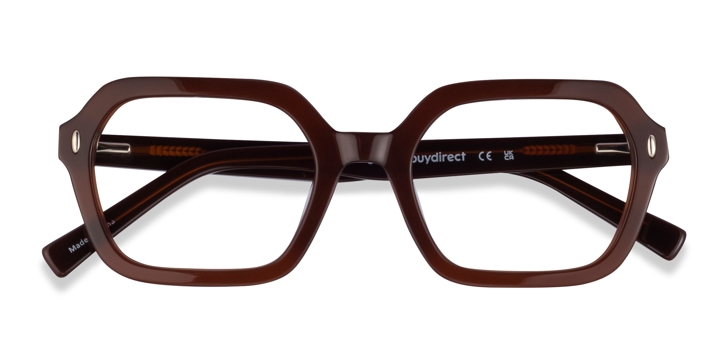 Brown Lacquer - Acetate Eyeglasses