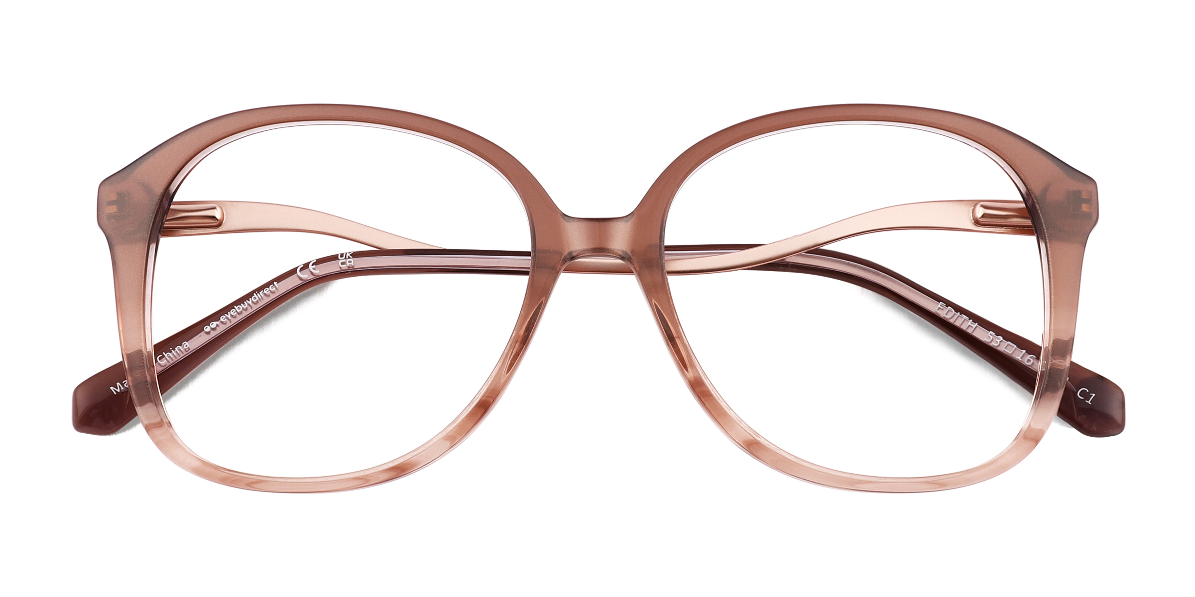 Brown Pearl Edith - Acétate Lunettes de vue
